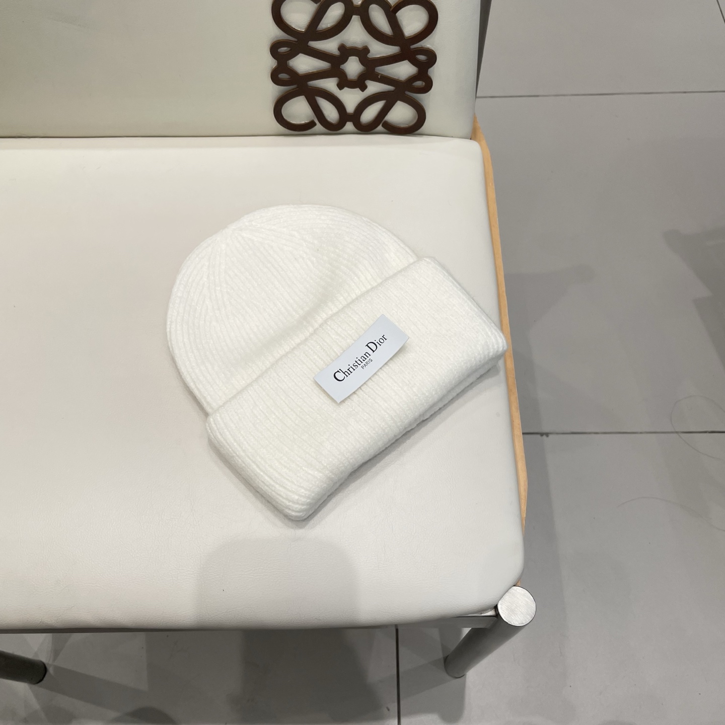 Dior 迪奥针织毛线帽，兔毛帽