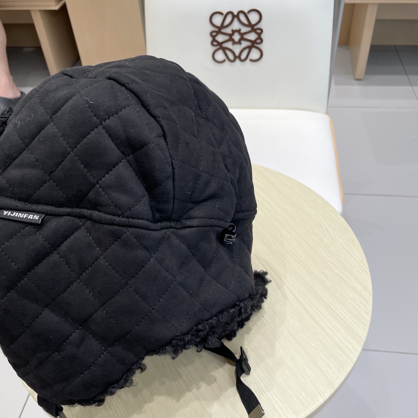 蒙口Moncler盟可莱蒙口羊羔毛护耳帽子可爱雷锋帽保暖飞行帽秋冬季女韩系ins新款厚