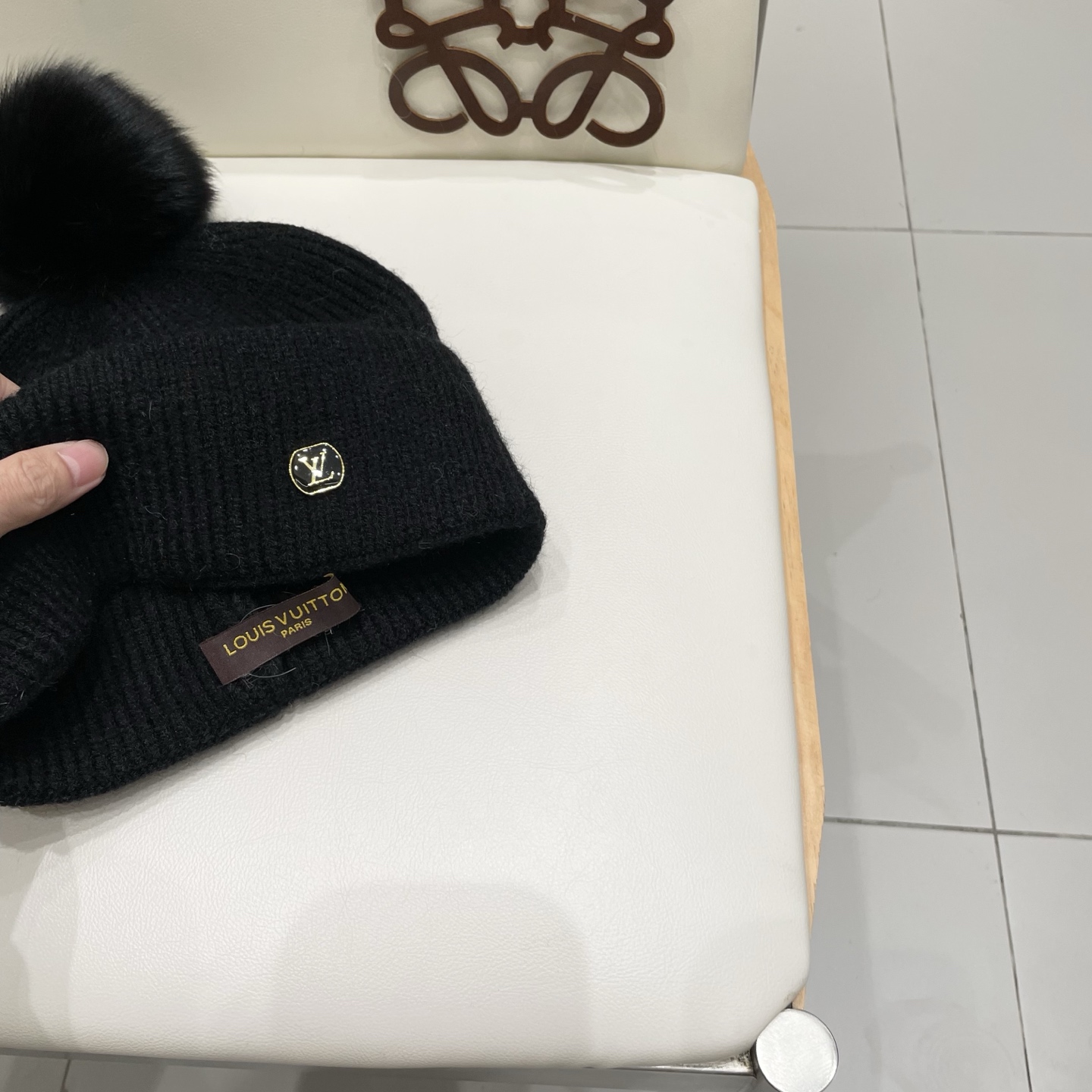 Lv路易斯新款针织毛线帽