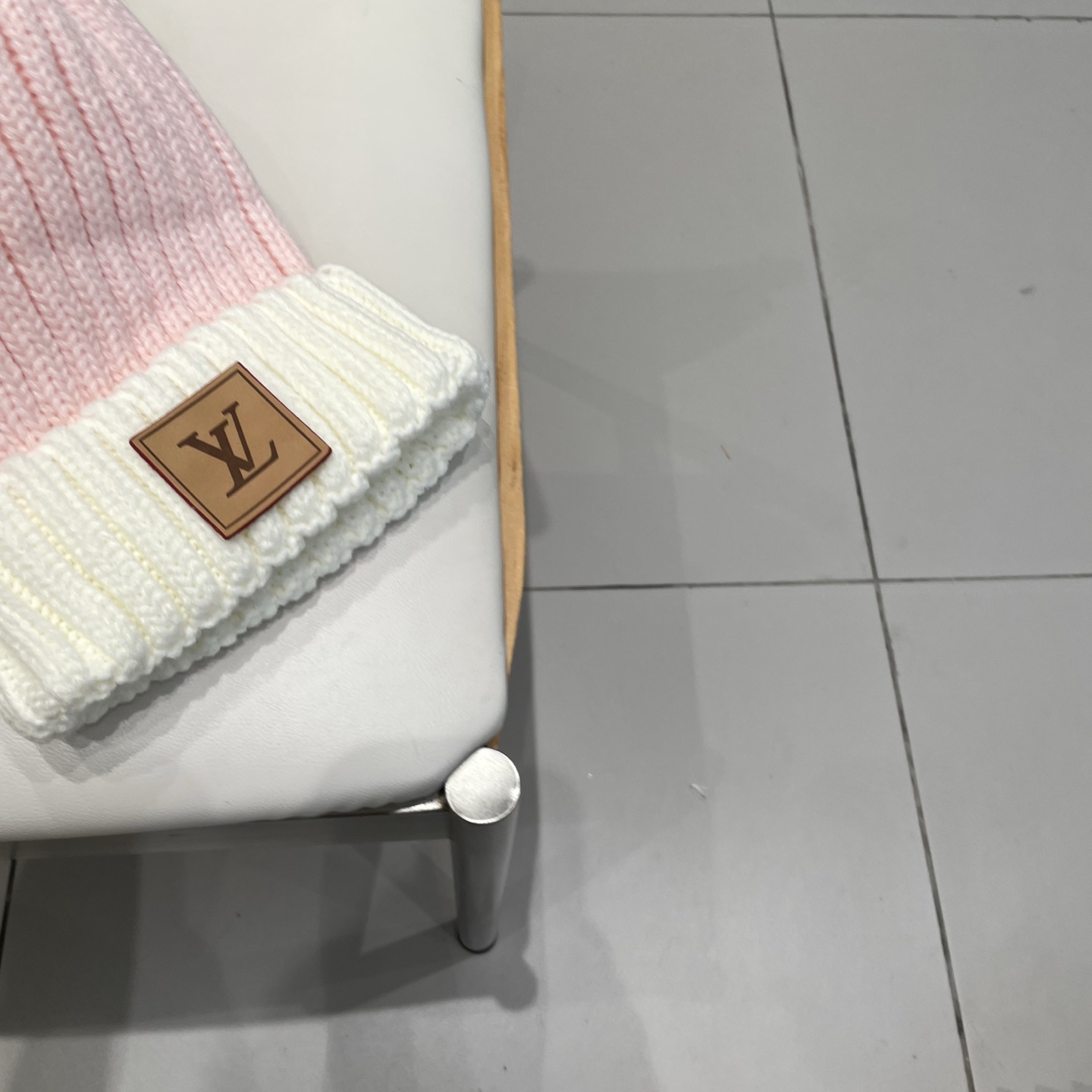 lv路易威登针织帽子女秋冬季真狐狸毛球毛线帽防寒冬天加厚保暖护耳韩版百搭