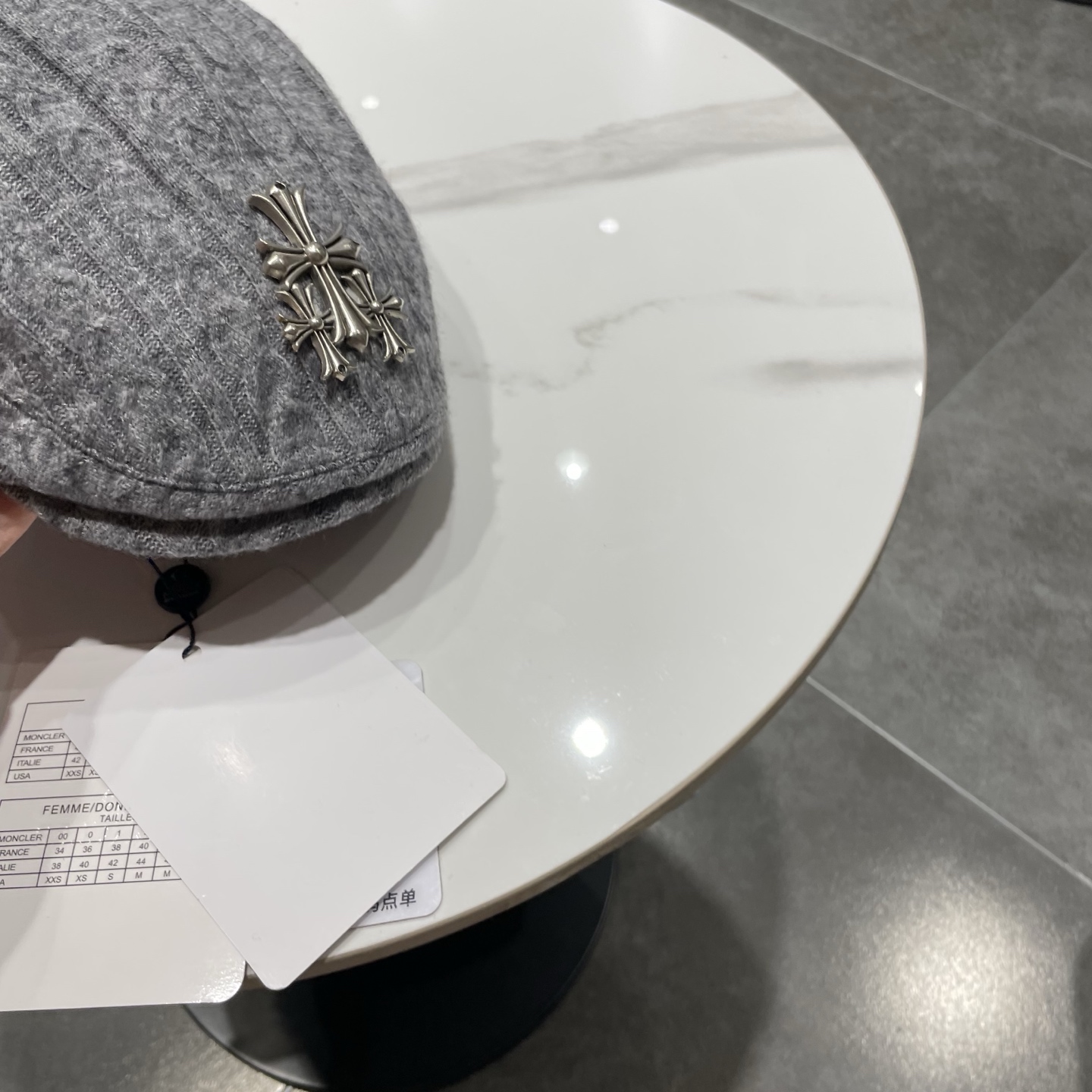 Chrome Hearts 克罗心贝雷帽日系复古秋冬显脸小前进帽子女毛线反戴时尚潮流画家帽