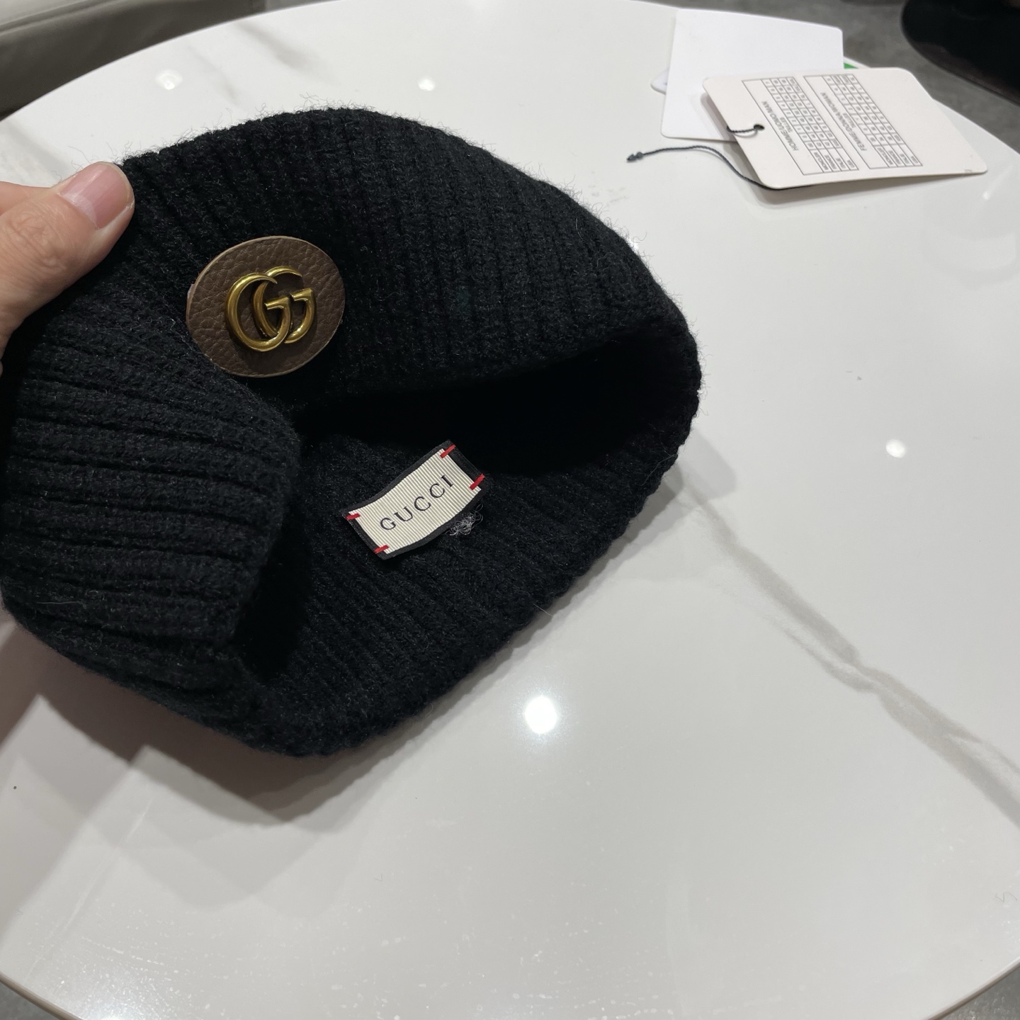 Gucci古奇新款针织毛线帽，男女通用