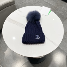 lv路易威登韩版ins秋冬季真狐狸毛球毛线帽子女百搭时尚亲子针织帽潮 lv路易威登韩版ins秋冬季真狐狸毛球毛线帽子女百搭时尚亲子针织帽潮