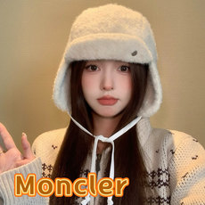 蒙口Moncler盟可睐设计师针织圈圈羊羔毛飞行帽女秋冬护耳保暖毛线雷锋帽滑雪帽 蒙口Moncler盟可睐设计师针织圈圈羊羔毛飞行帽女秋冬护耳保暖毛线雷锋帽滑雪帽