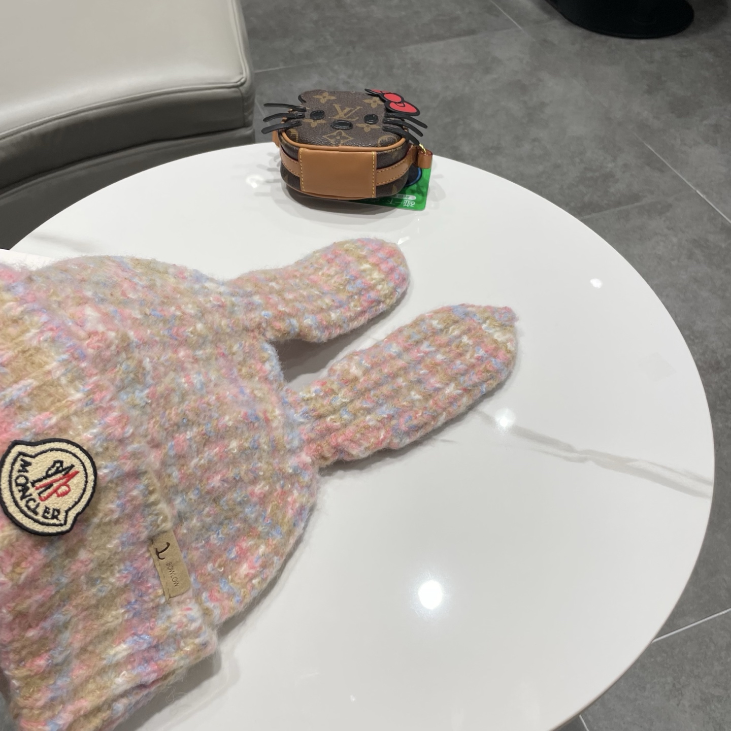 【MONCLER蒙口】可爱大耳朵搞怪针织帽子女秋冬季保暖个性百搭显脸小毛线帽潮韩版
