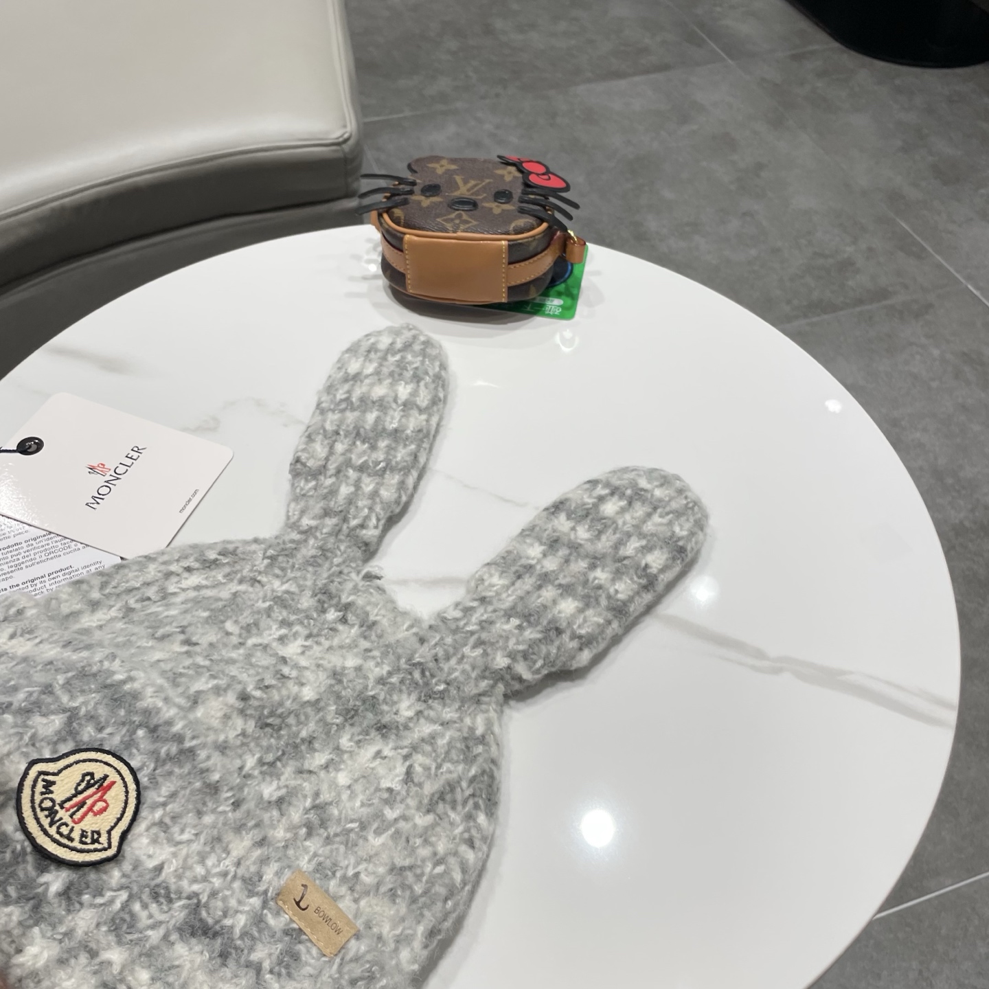 【MONCLER蒙口】可爱大耳朵搞怪针织帽子女秋冬季保暖个性百搭显脸小毛线帽潮韩版
