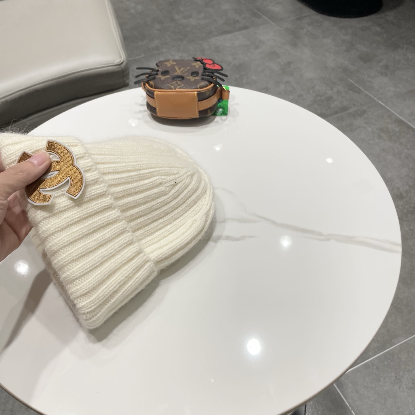 Chanel香奈儿新款羊毛帽 男女通用毛线帽，秋冬冷帽