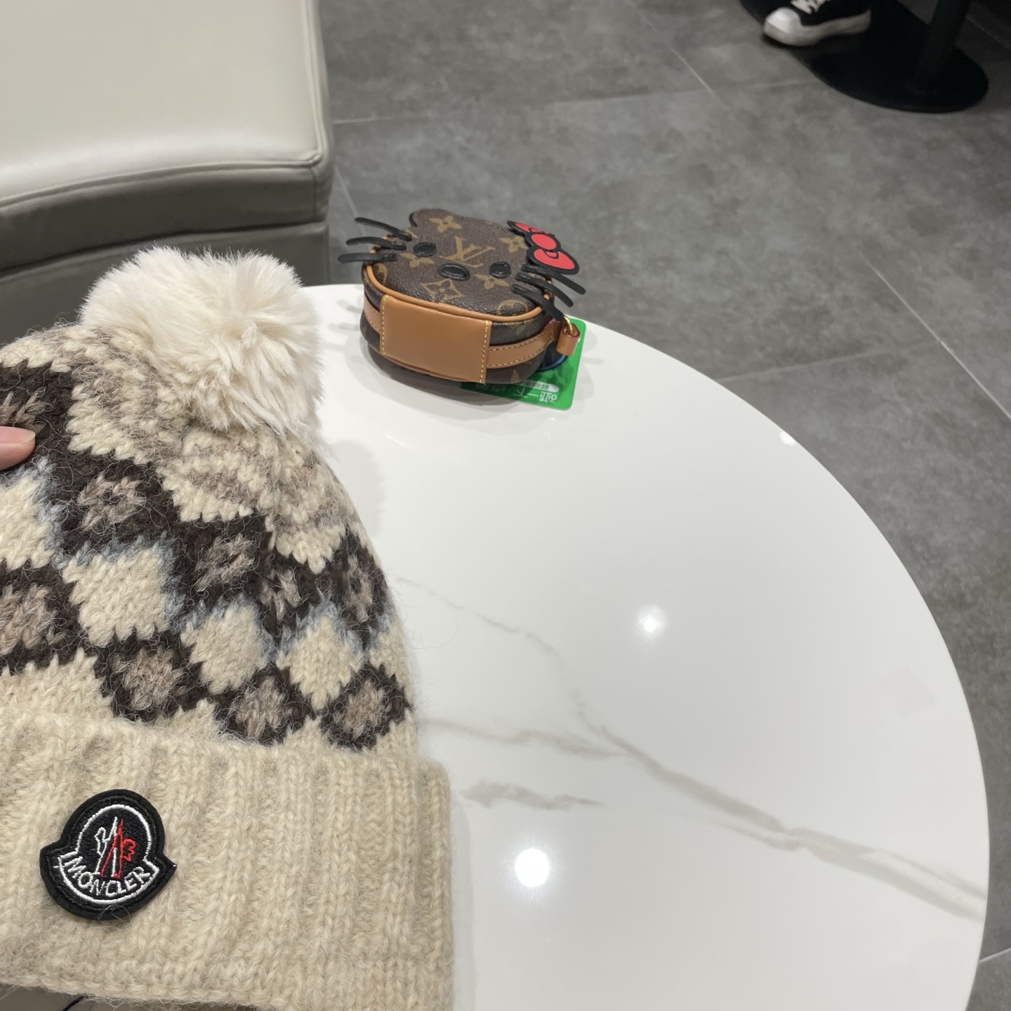 【MONCLER蒙口】秋冬新费尔岛复古毛线帽子女加厚保暖忽而雷锋帽秋冬针织帽 