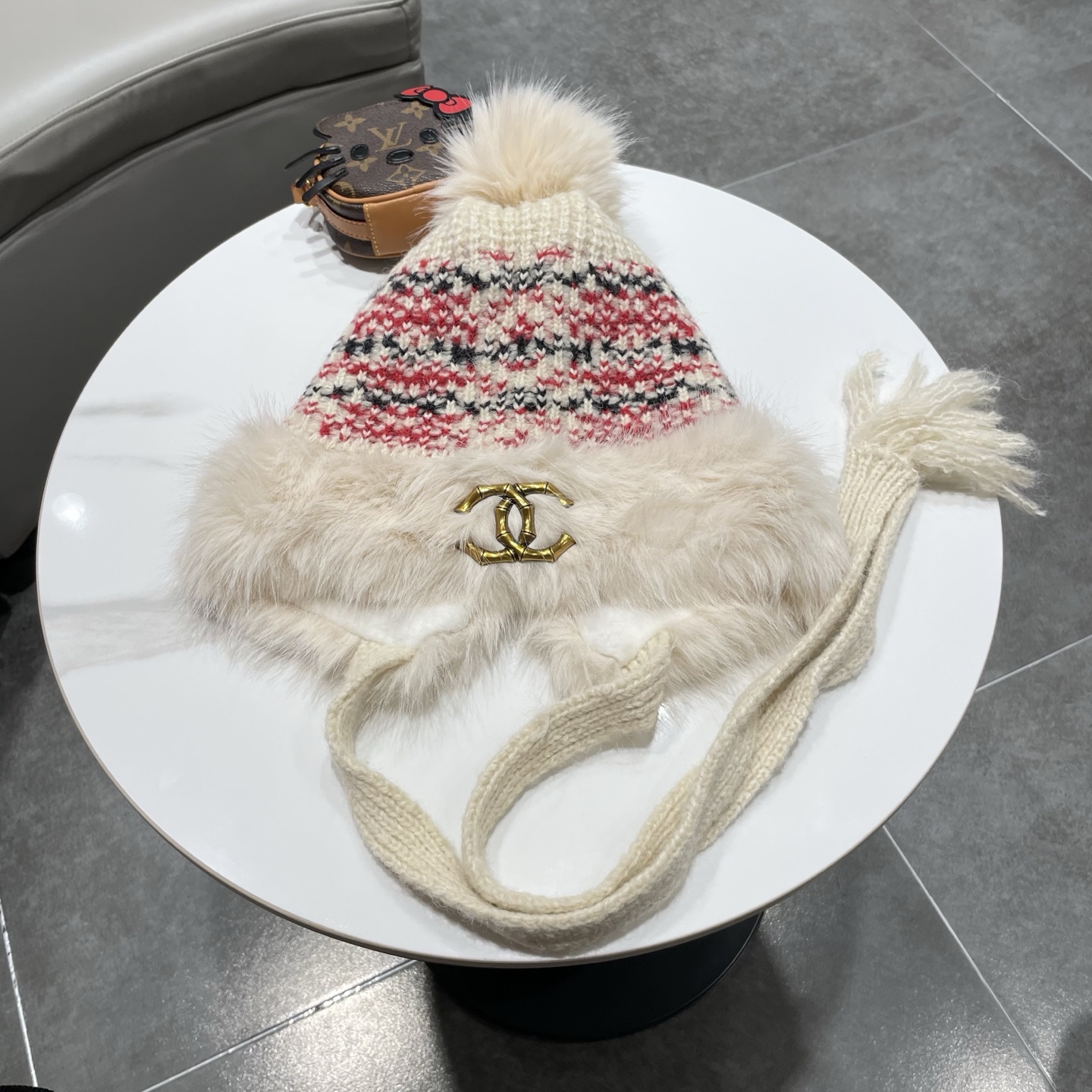 NO:579957,chanel Chanel Fair Isle Style Plush Lei Feng Hat Women 2025 Autumn and Winter Face Revealing Small Plush Hat Warm and Coldproof Ear Hat Hat Fisherman Hat Baseball Cap Knitted Hat, Hat, chanel, chanel, espadrilles, hats19860909chanel香奈儿费尔岛风毛绒雷锋帽女2025年秋冬季显脸小毛绒帽子保暖防寒护耳帽帽子渔夫帽棒球帽针织帽,帽子,chanel,chanel,espadrilles,hats,hat