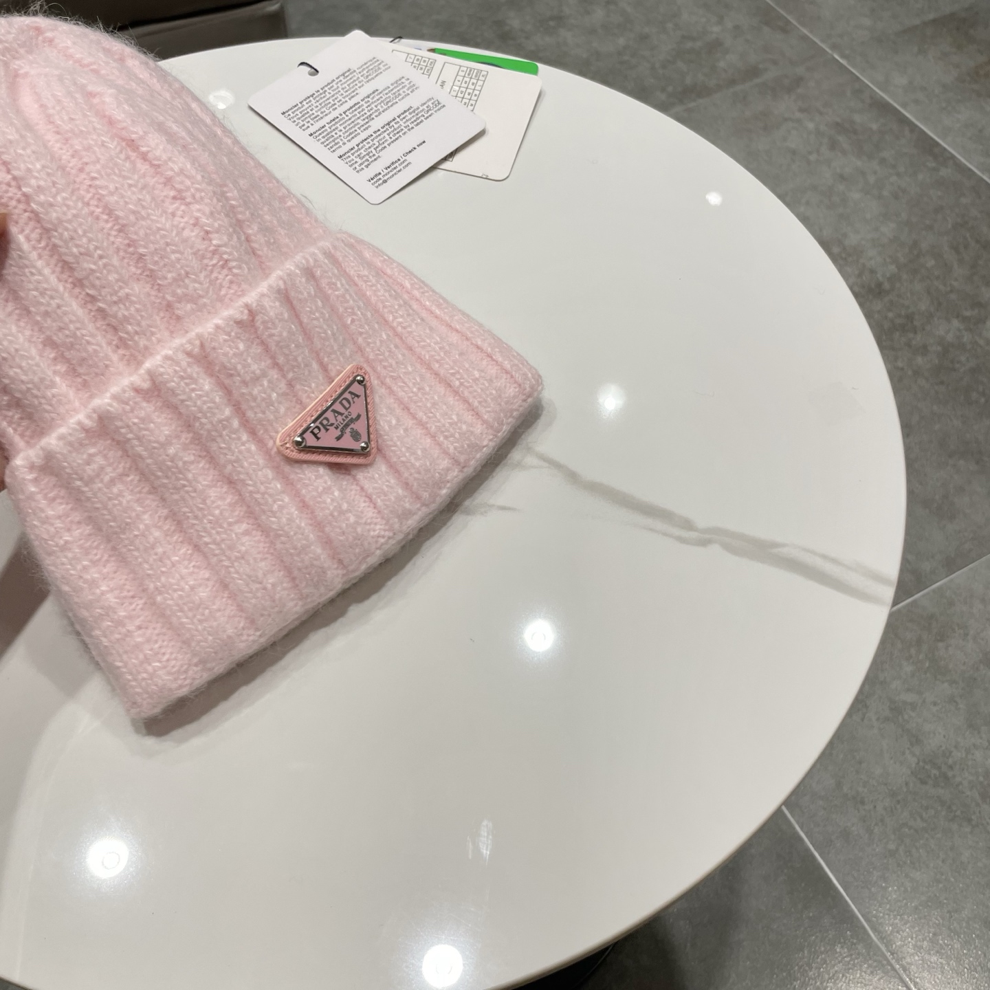高版本普拉达新款针织毛线帽