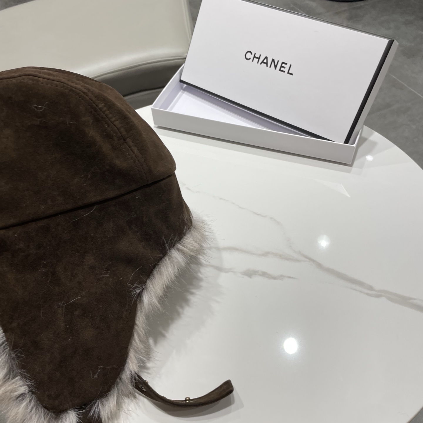chanel香奈儿复古新疆雪乡麂皮毛绒雷锋帽女秋冬川西旅游保暖防寒护耳帽子男潮