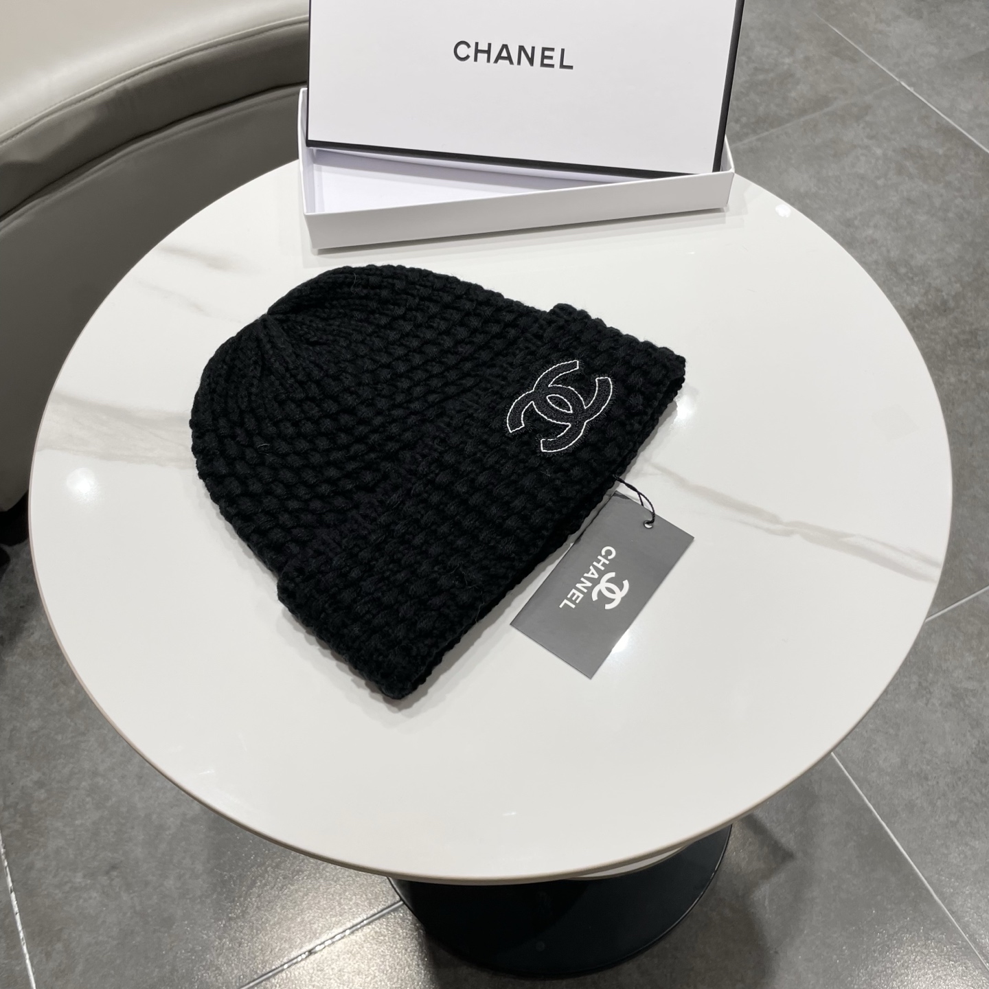 【CHANEL香奈儿】2025秋冬新款羊绒针织毛线帽，小香系列，轻奢感满满