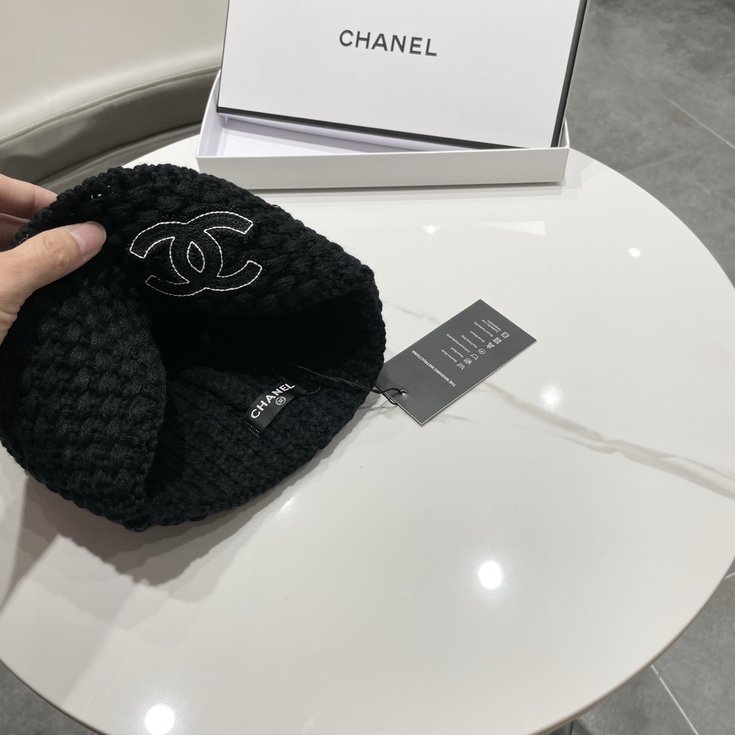【CHANEL香奈儿】2025秋冬新款羊绒针织毛线帽，小香系列，轻奢感满满