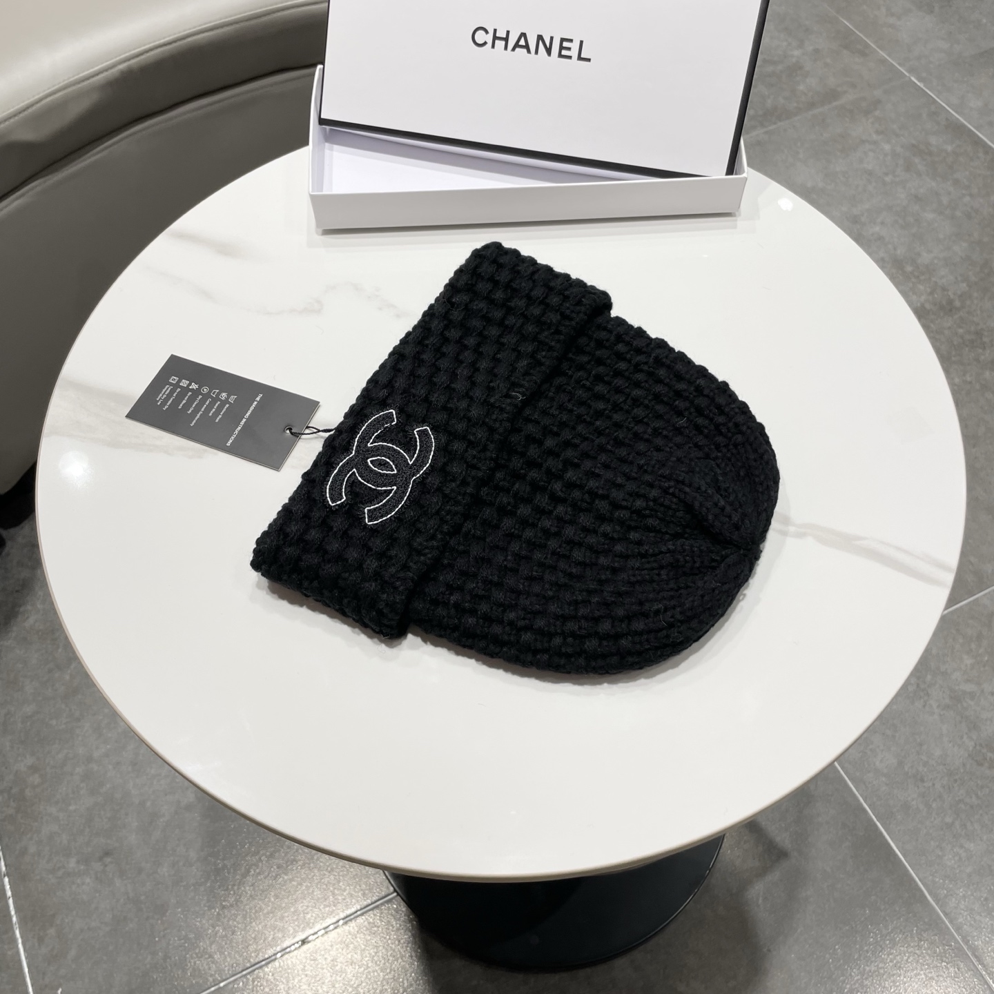 【CHANEL香奈儿】2025秋冬新款羊绒针织毛线帽，小香系列，轻奢感满满