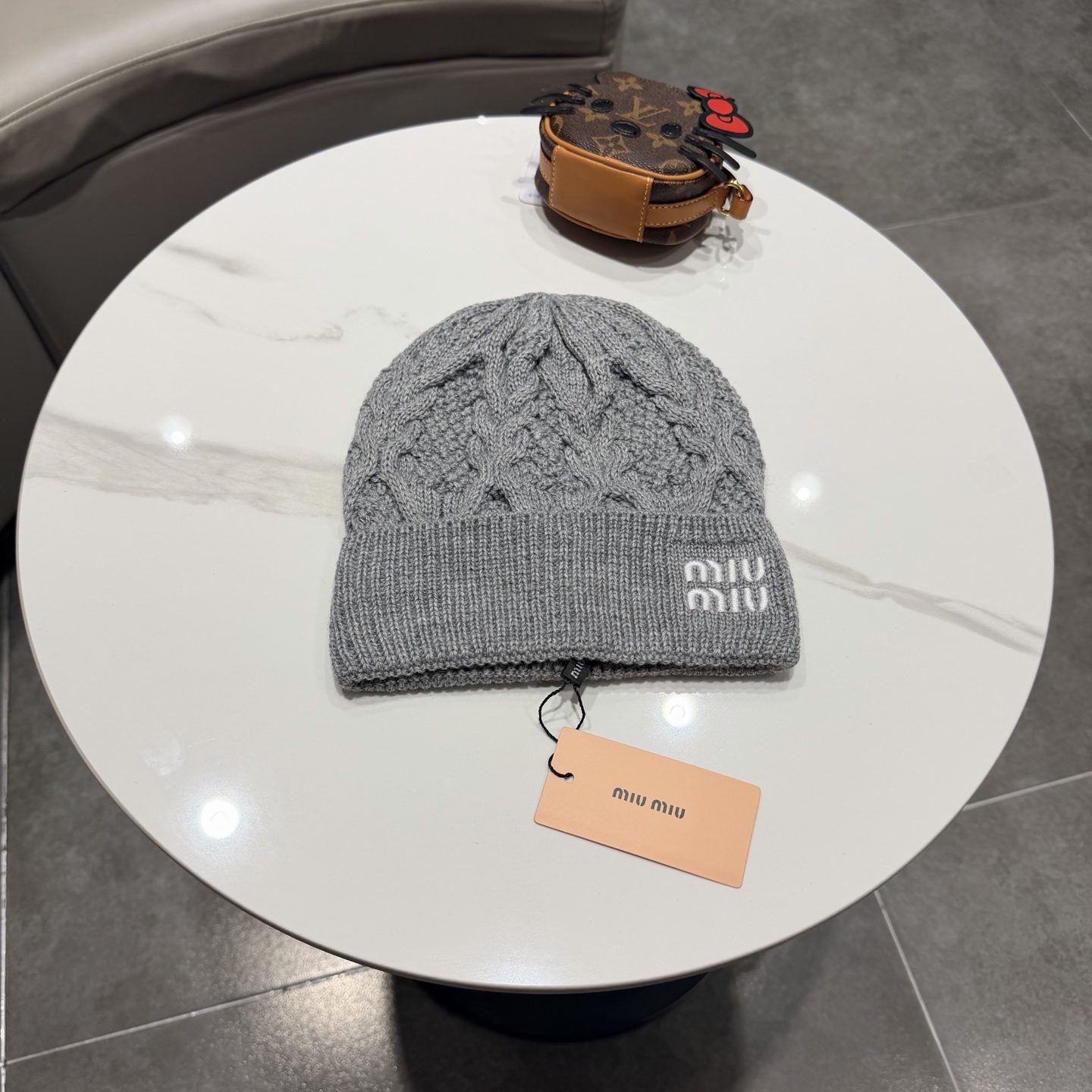 miumiu缪缪新款针织毛线帽