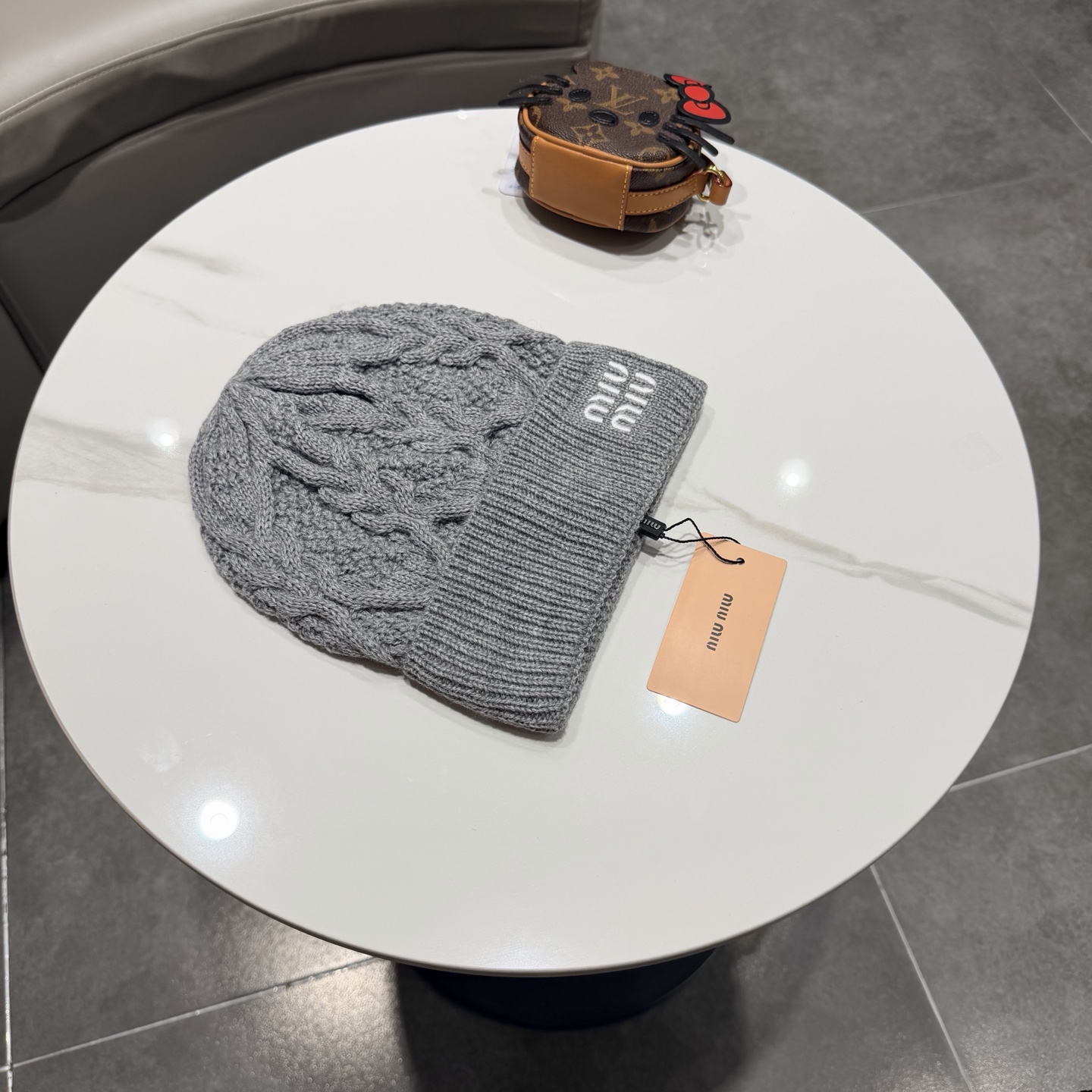 miumiu缪缪新款针织毛线帽