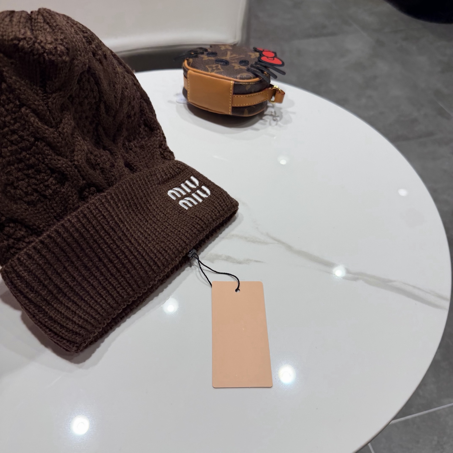 miumiu缪缪新款针织毛线帽