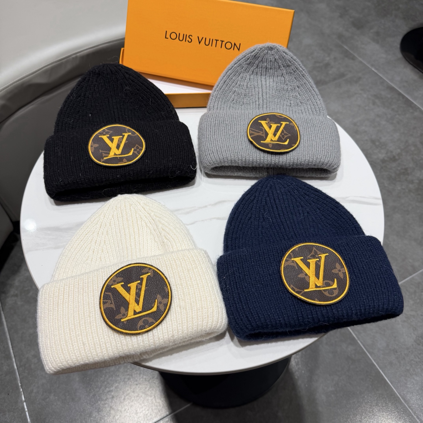 Lv路易斯新款针织毛线帽