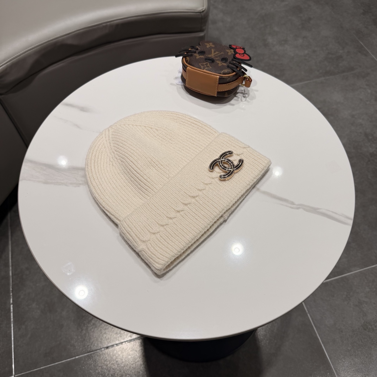 chanel香奈儿针织毛线帽