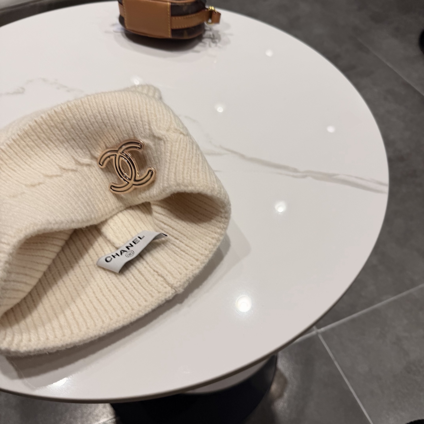 chanel香奈儿针织毛线帽