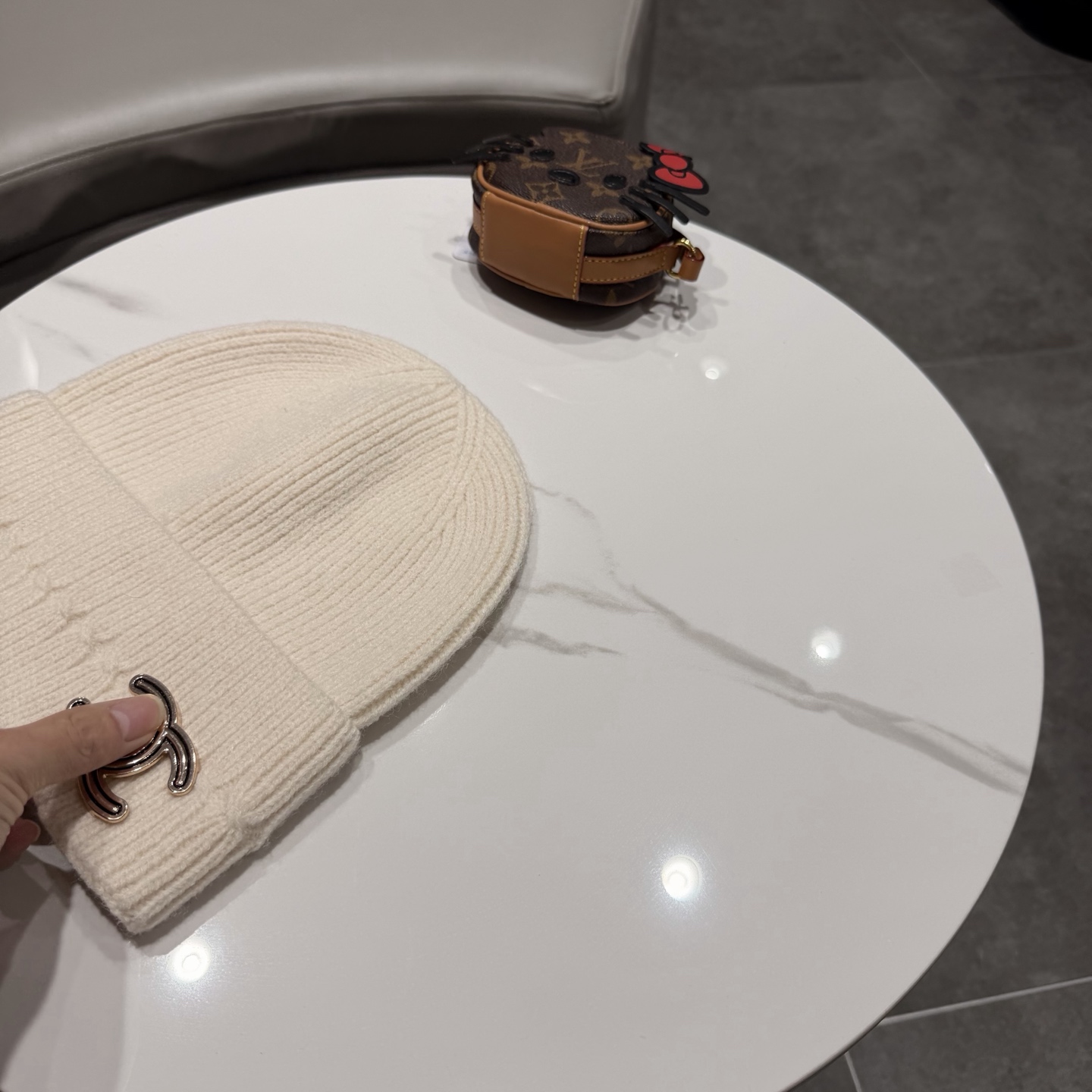 chanel香奈儿针织毛线帽