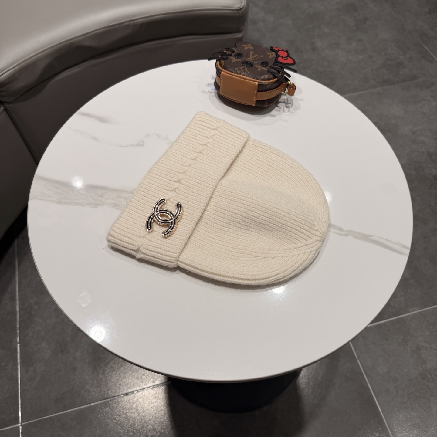 chanel香奈儿针织毛线帽