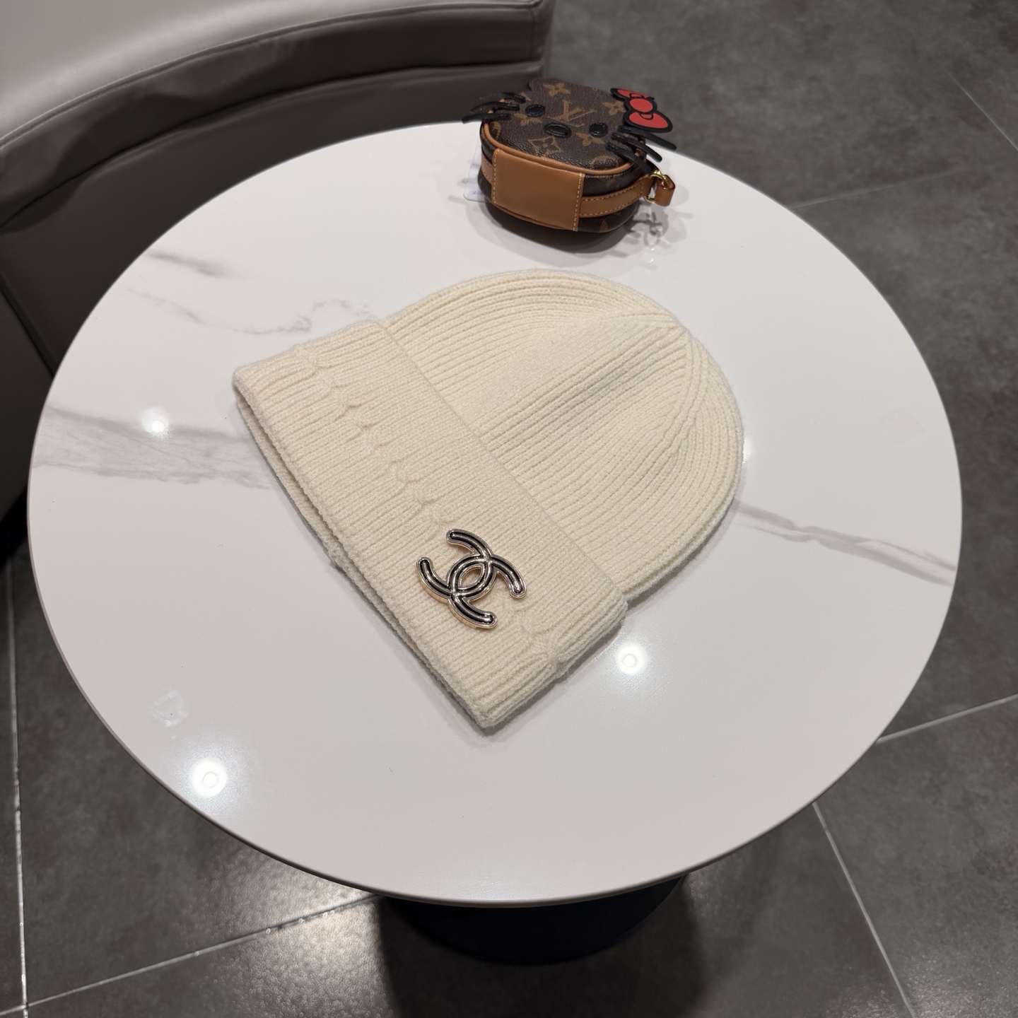 chanel香奈儿针织毛线帽