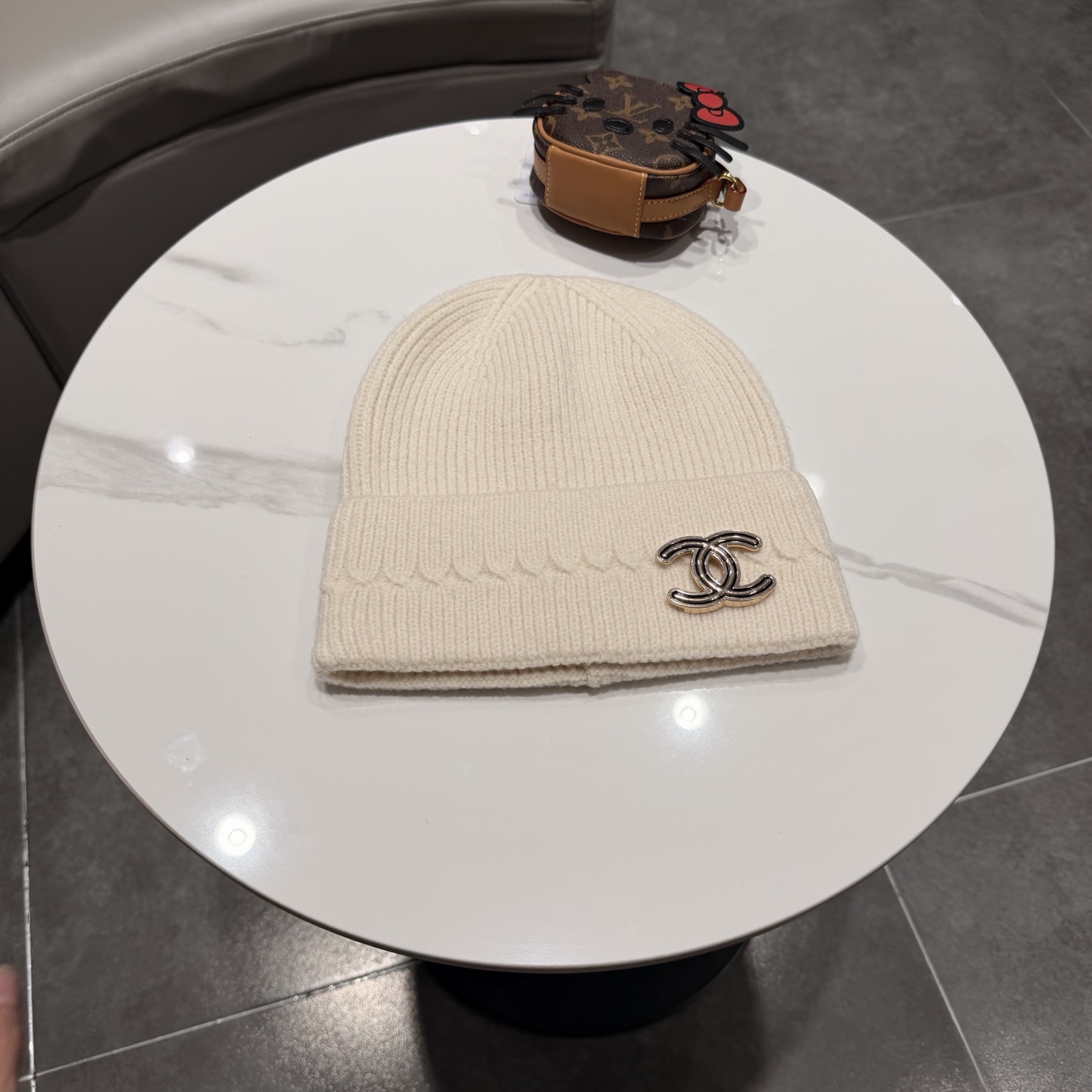 chanel香奈儿针织毛线帽