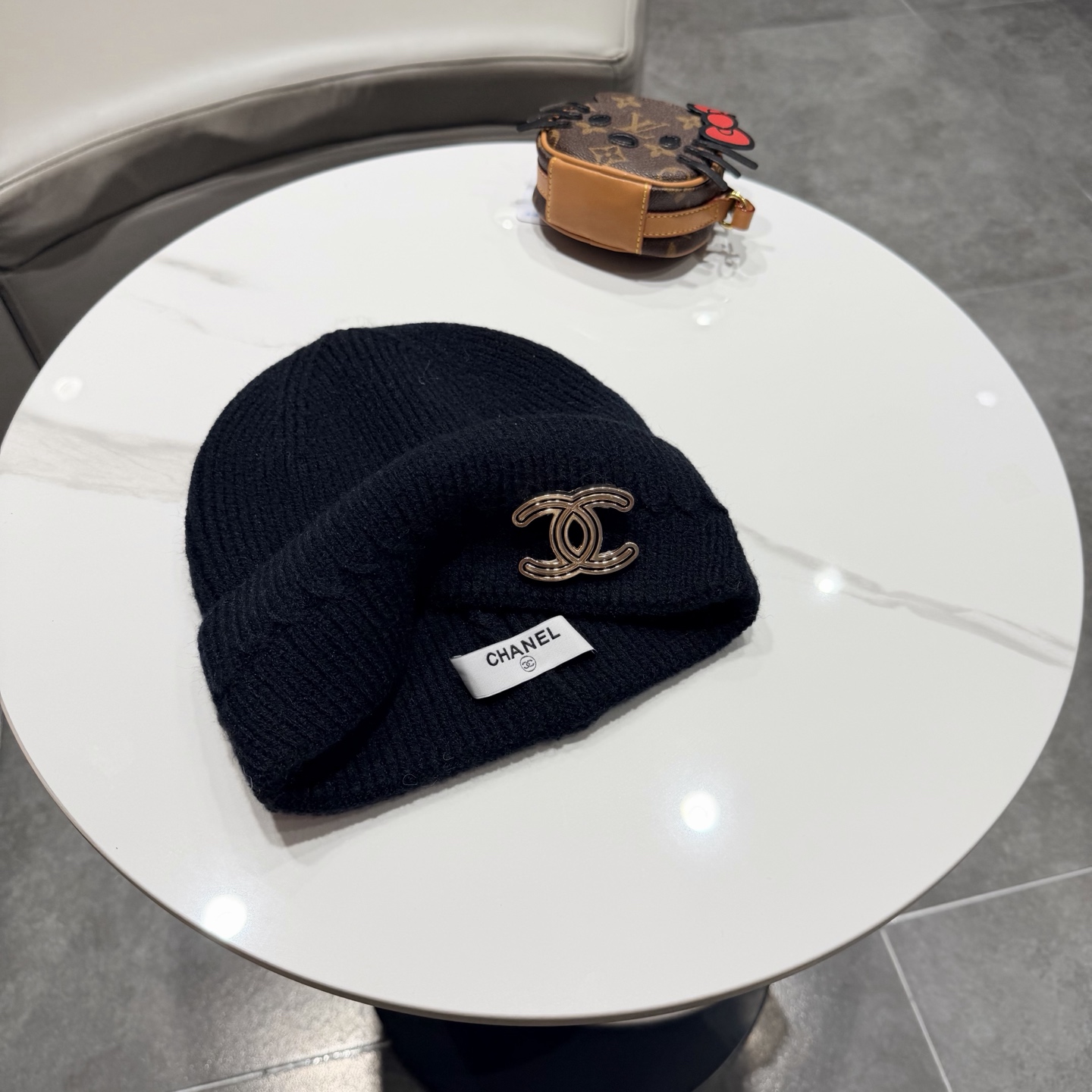 chanel香奈儿针织毛线帽