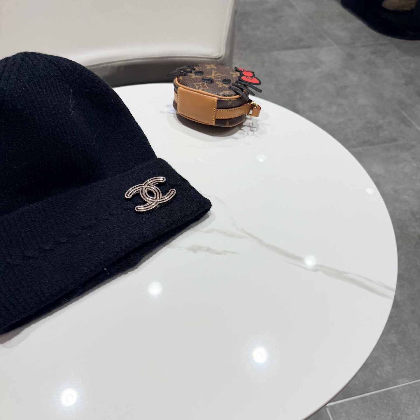 chanel香奈儿针织毛线帽