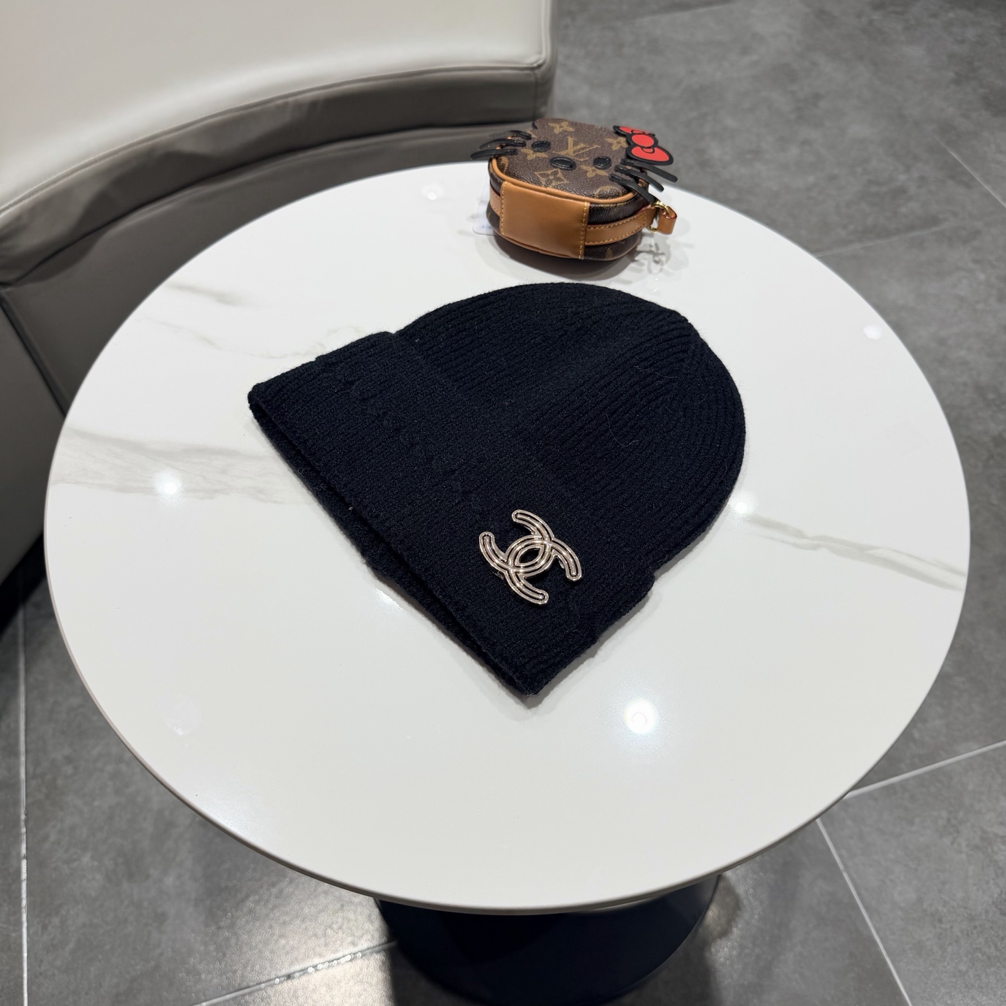 chanel香奈儿针织毛线帽