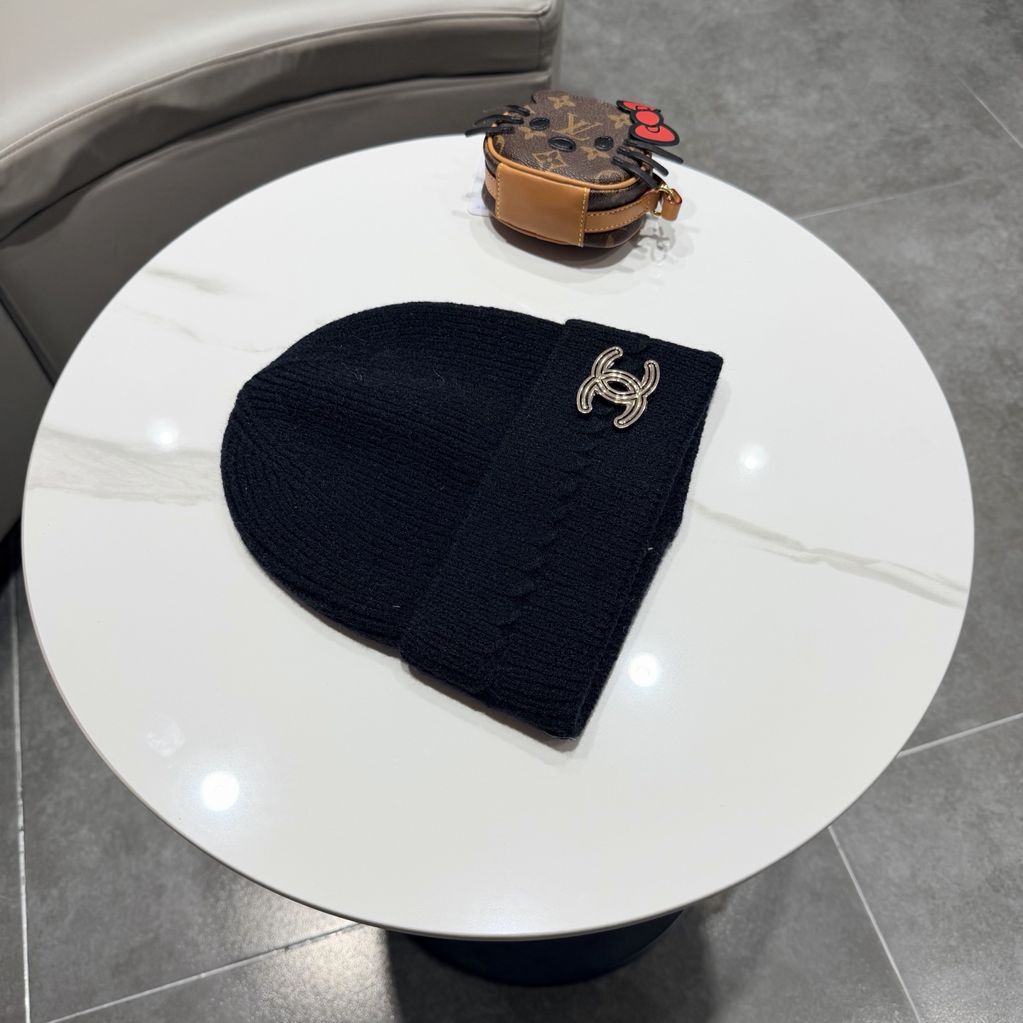 chanel香奈儿针织毛线帽