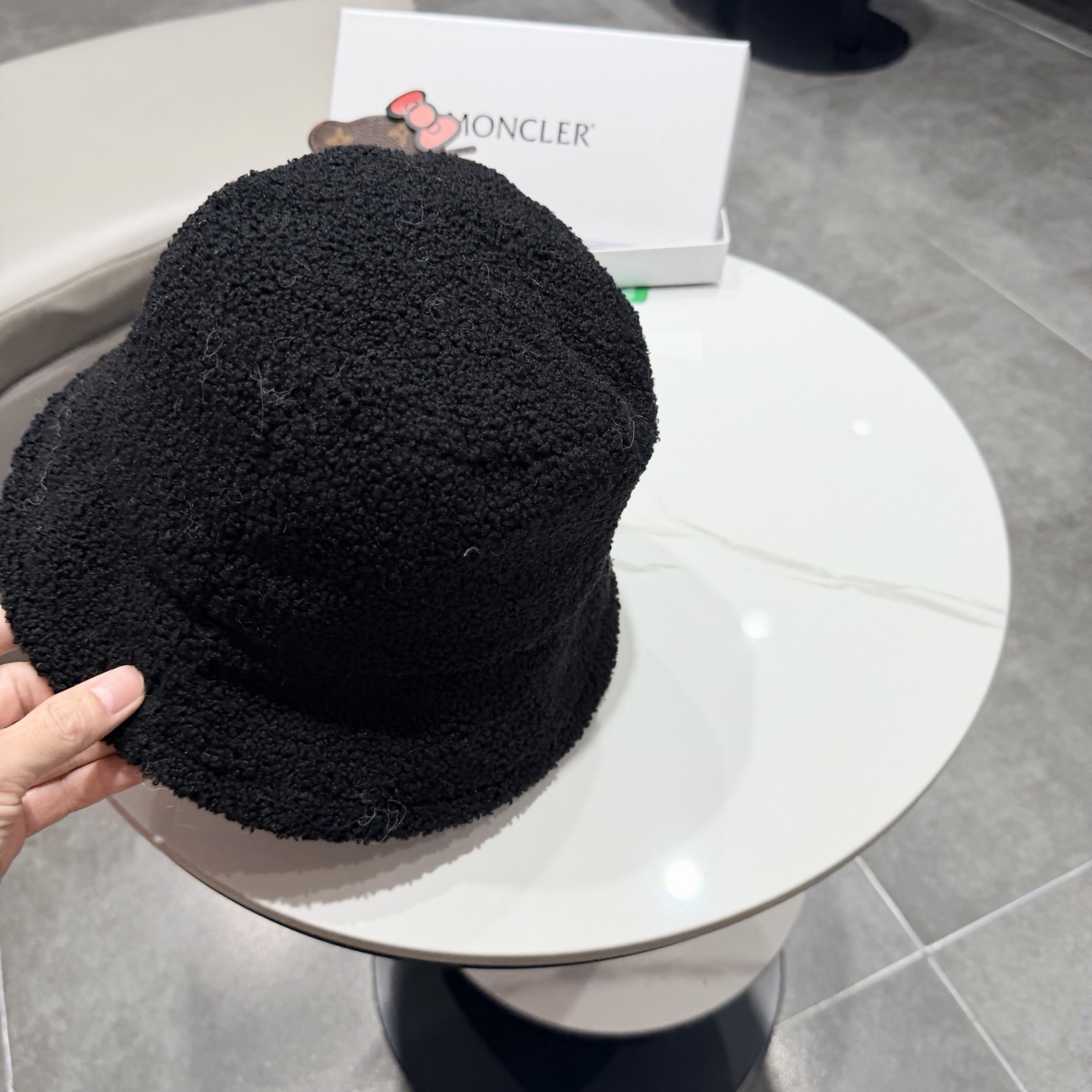 蒙口‼️ 新款‼️羊羔毛~ 冬季渔夫帽百搭高级感十足♚