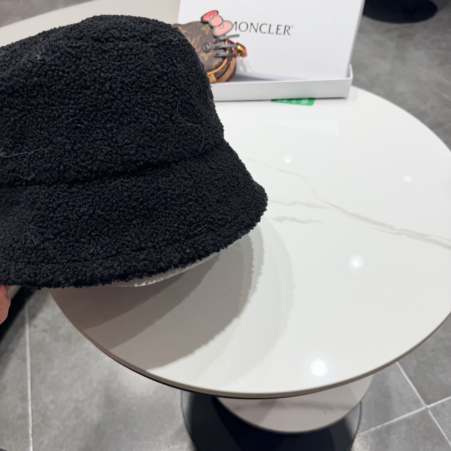 蒙口‼️ 新款‼️羊羔毛~ 冬季渔夫帽百搭高级感十足♚