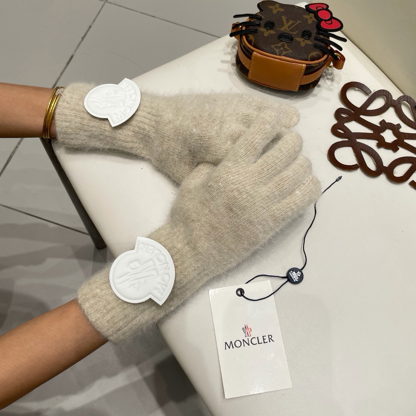 P105【蒙口】2025秋冬专柜款针织手套保暖又时尚！时尚流行🌸质感一流