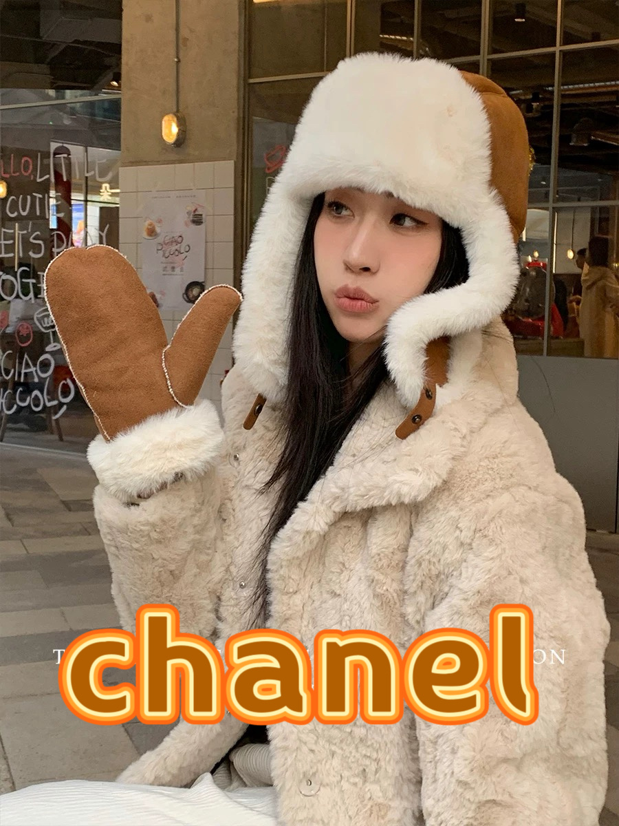 NO:701722,Chanel Chanel high-quality winter hot style warm deerskin velvet ear protection hats and gloves two-piece set windproof and cold-proof plus velvet thickening Korean version suit, suit, chanel, chanel, gloves, hats19860909chanel香奈儿高品质冬季爆款保暖鹿皮绒护耳帽手套两件套防风防寒加绒加厚韩版 套装,套装,chanel,chanel,gloves,hats,accessory