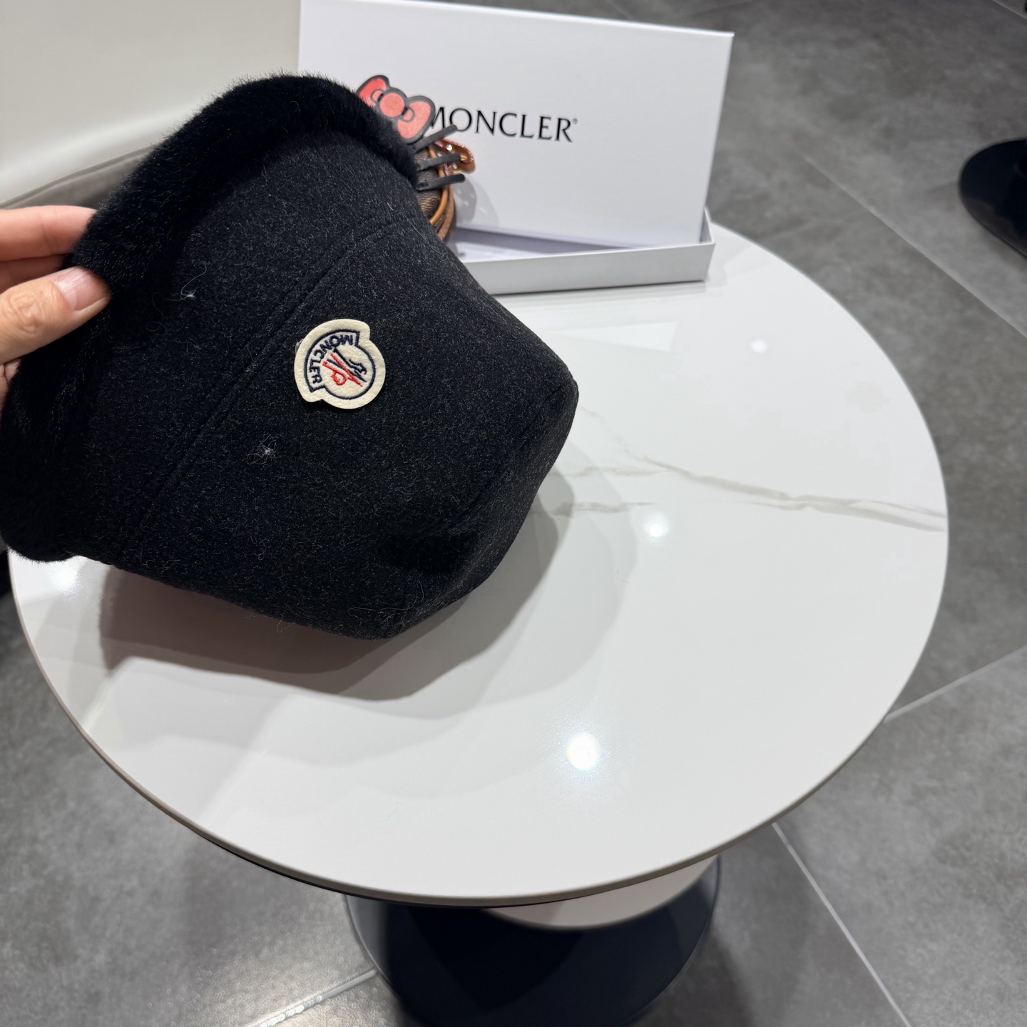 。蒙口渔夫帽女秋冬季毛呢保暖水桶毛绒帽子韩版毛边素颜百搭显脸小盆帽