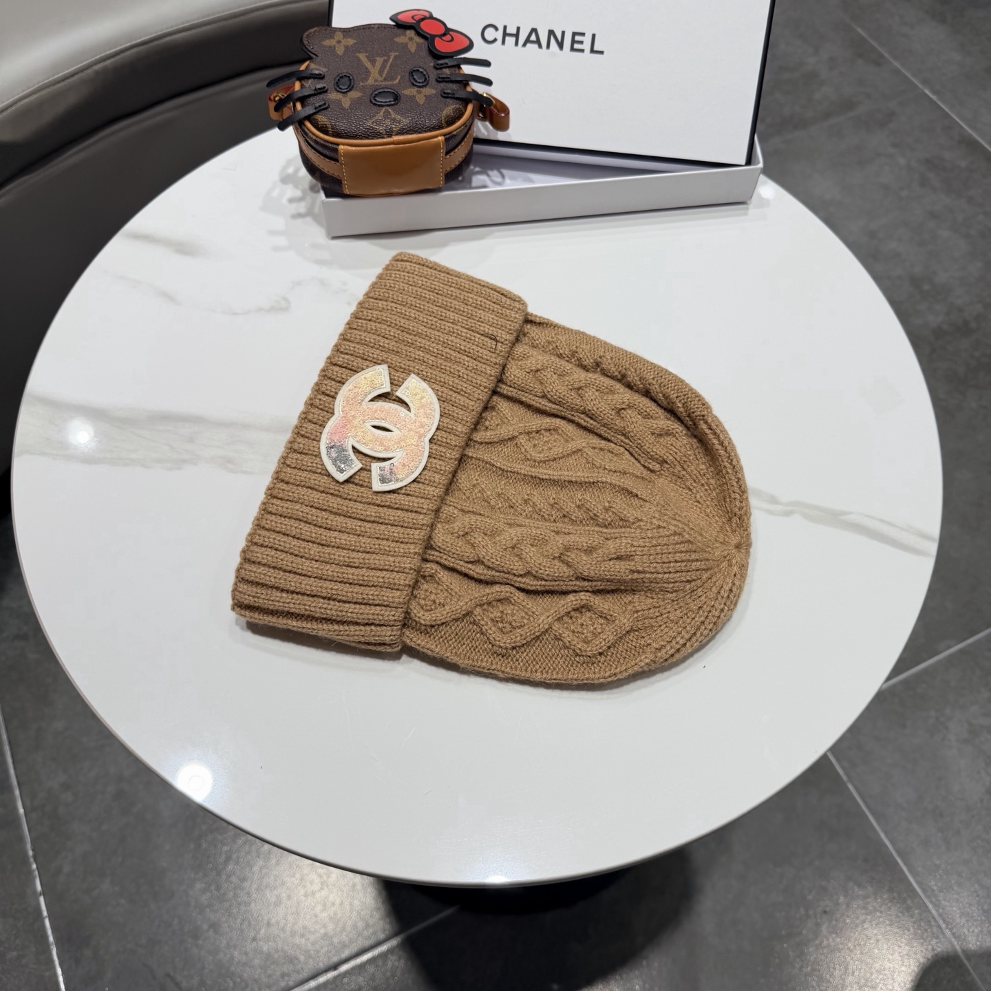 Chanel香奈儿针织毛线帽