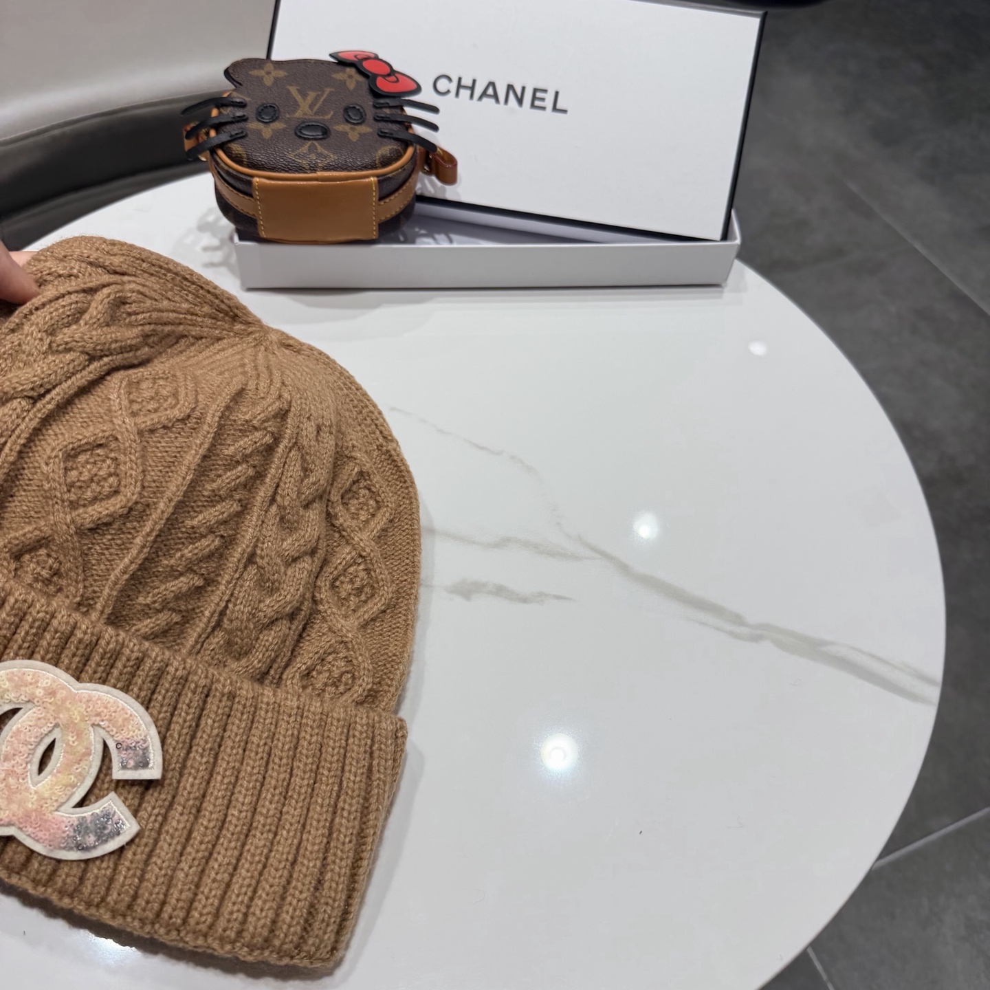 Chanel香奈儿针织毛线帽