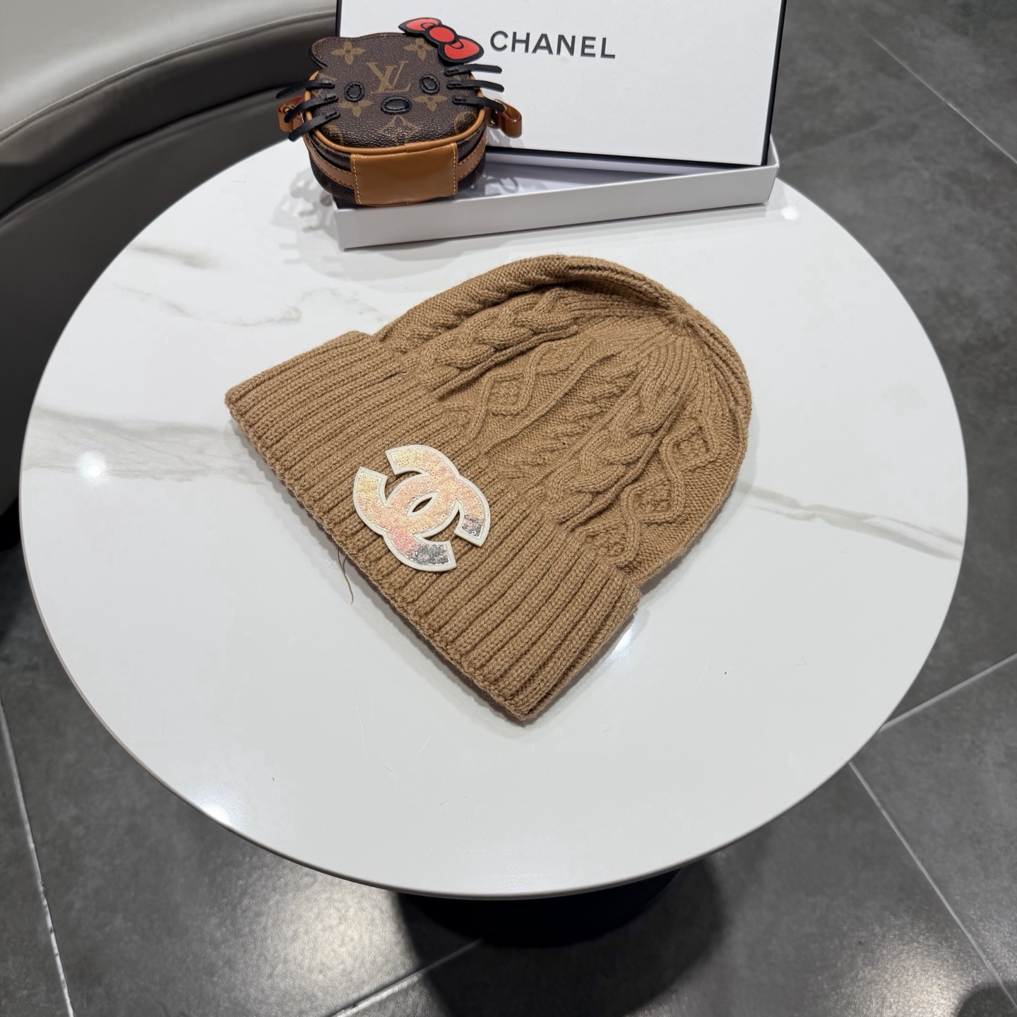 Chanel香奈儿针织毛线帽