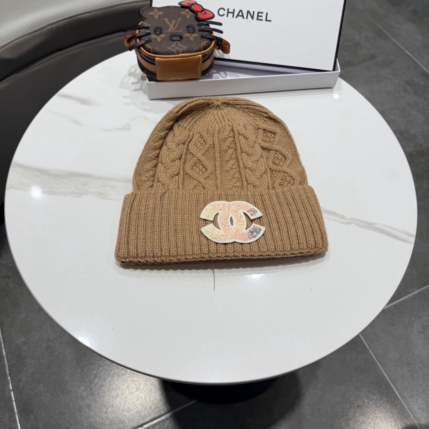 Chanel香奈儿针织毛线帽