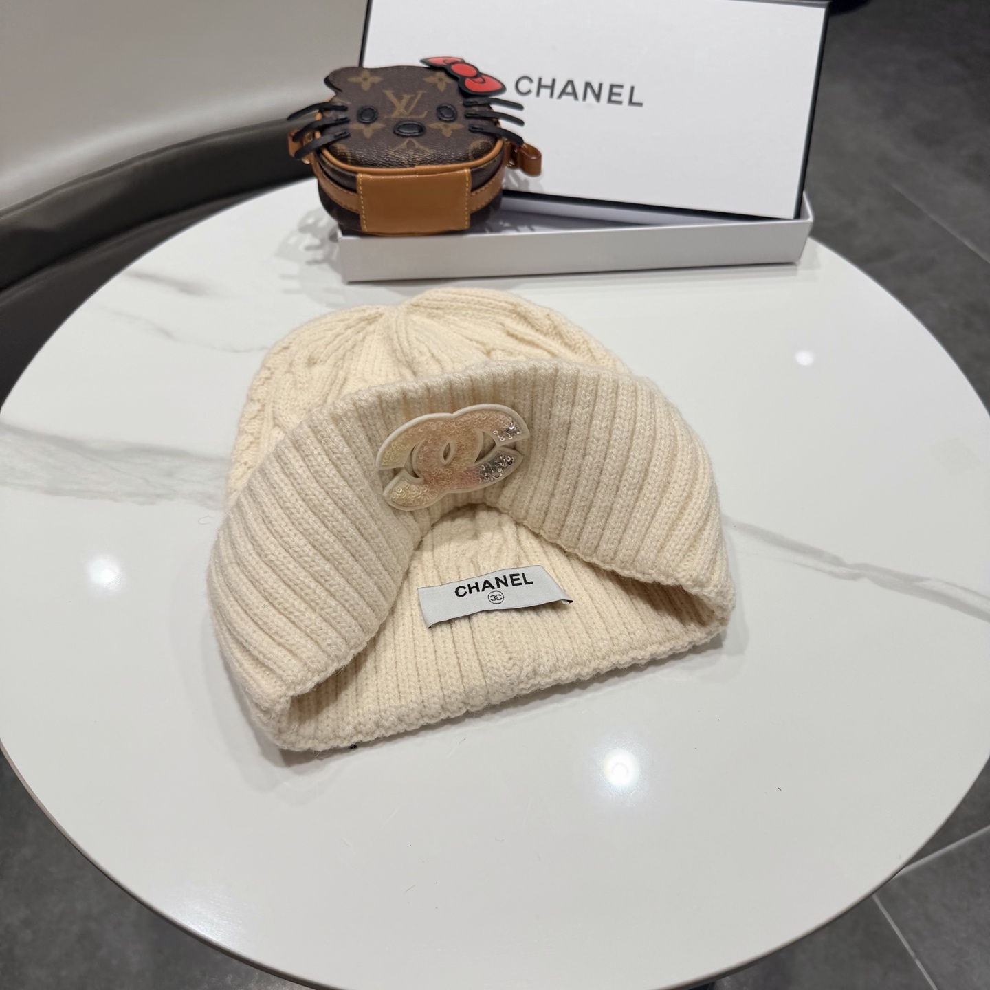 Chanel香奈儿针织毛线帽