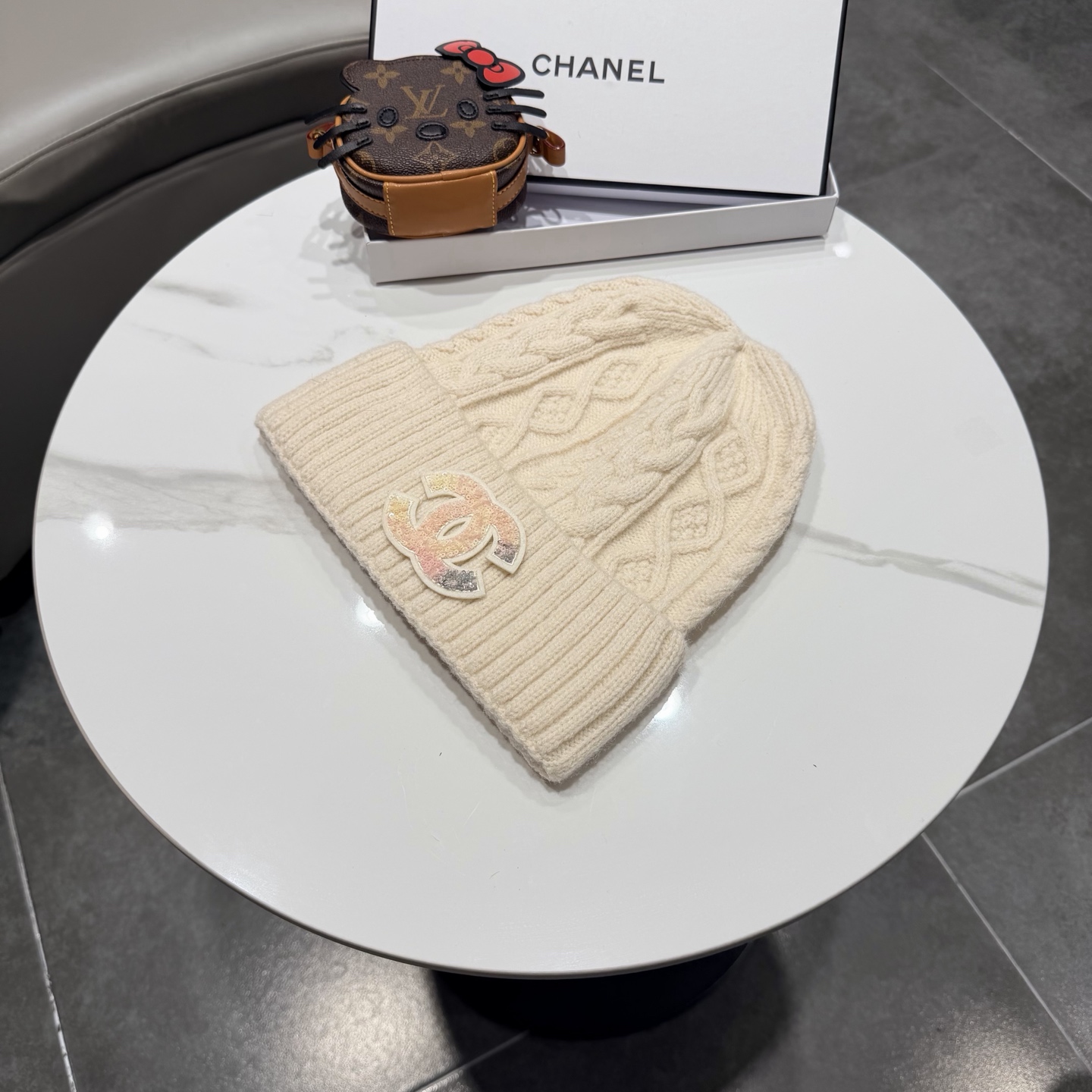 Chanel香奈儿针织毛线帽