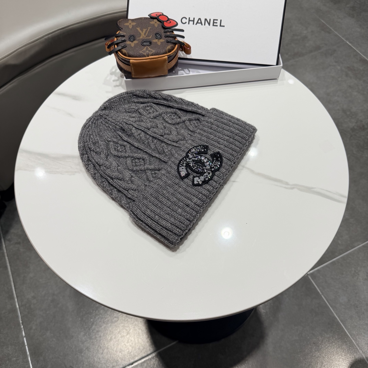 Chanel香奈儿针织毛线帽