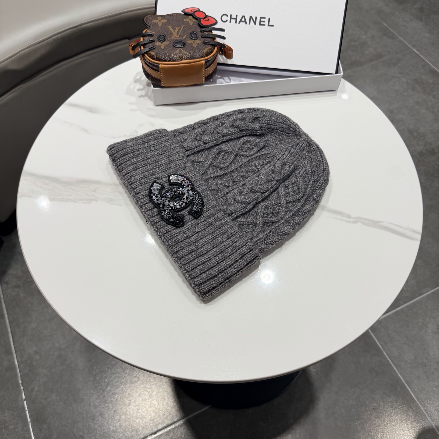 Chanel香奈儿针织毛线帽