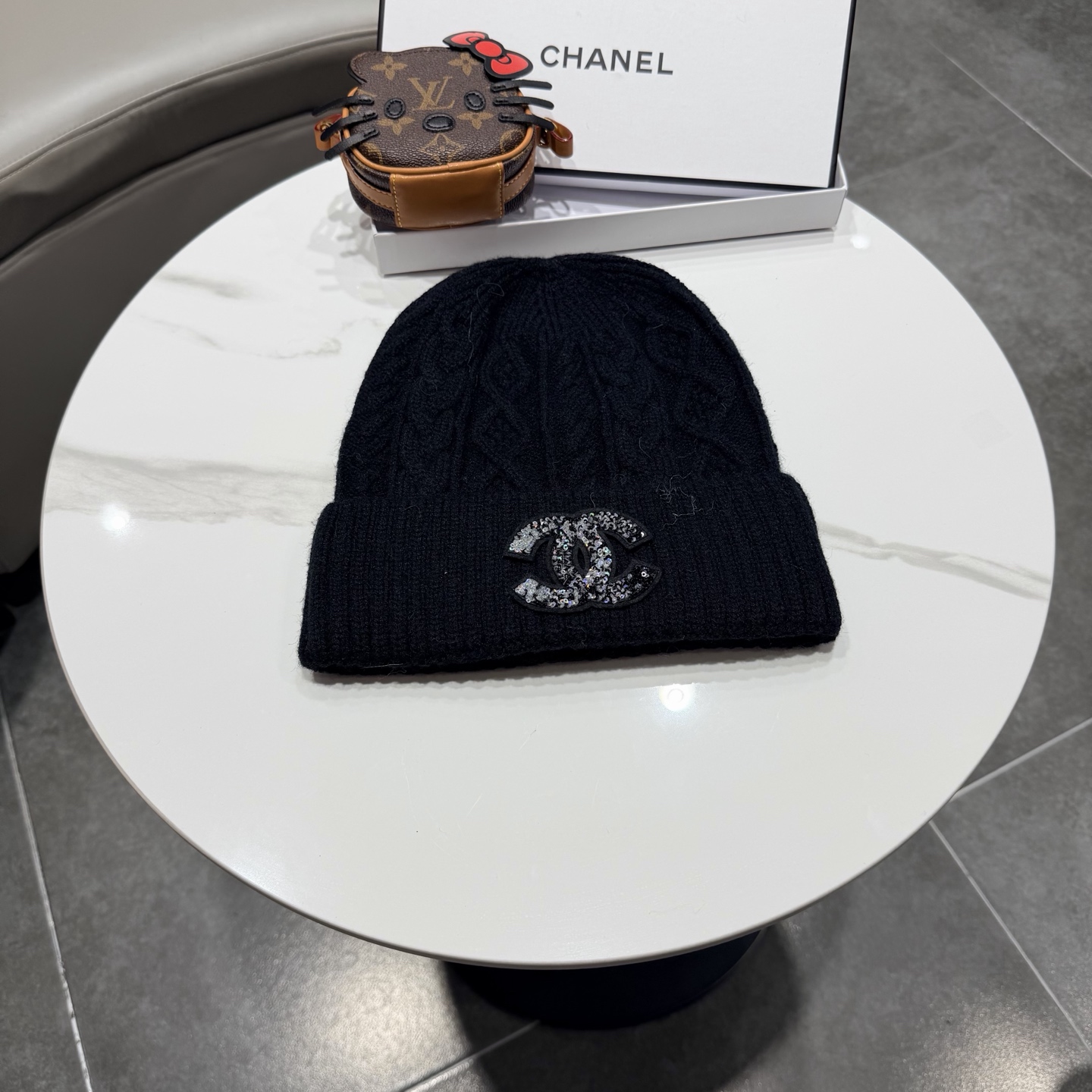 Chanel香奈儿针织毛线帽