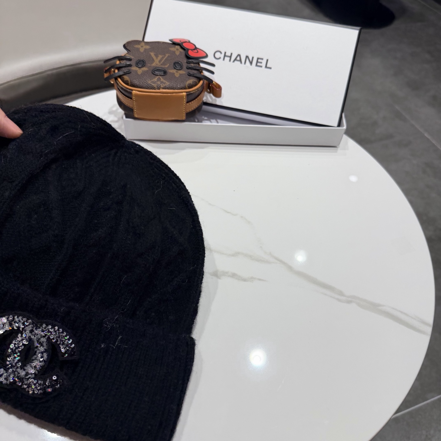 Chanel香奈儿针织毛线帽