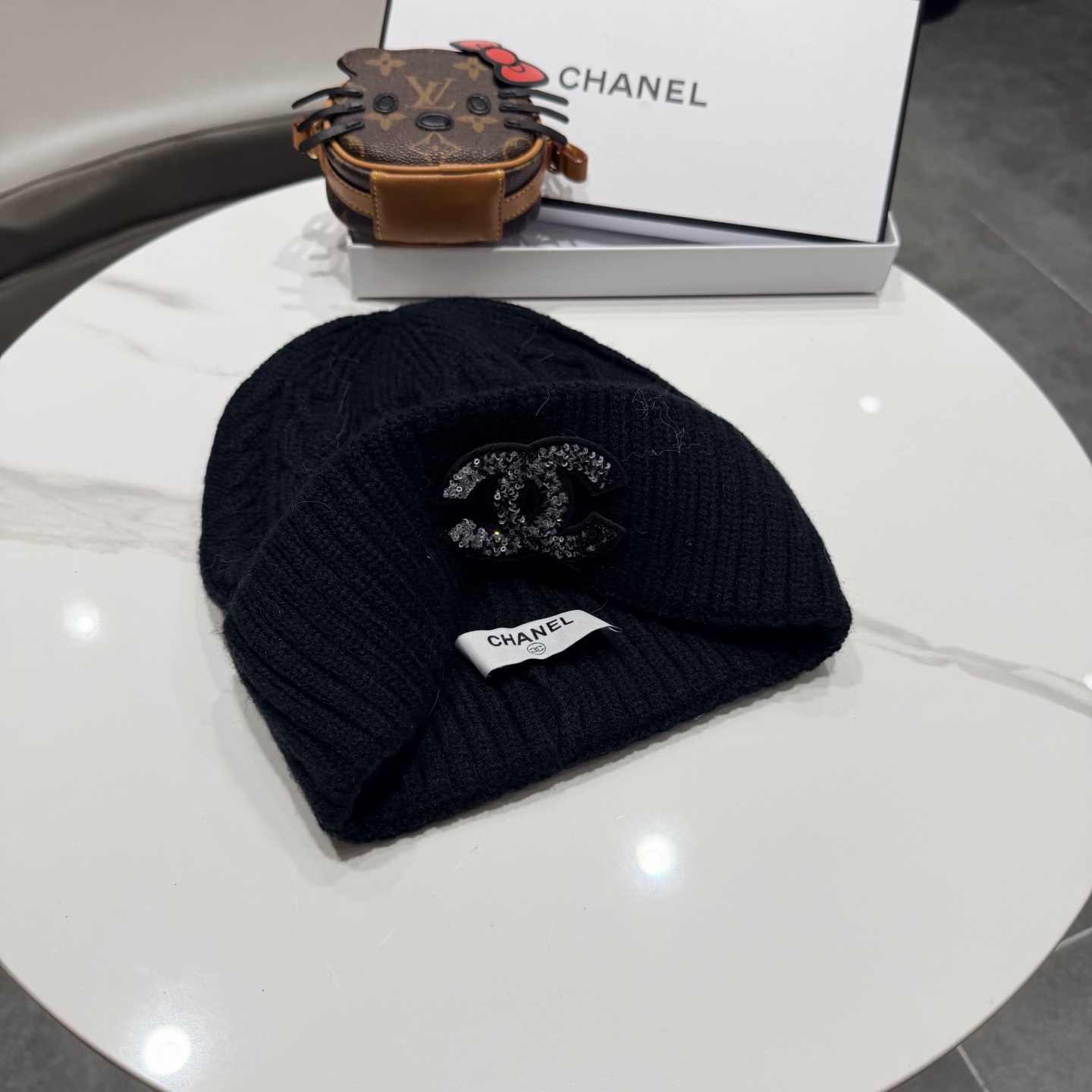 Chanel香奈儿针织毛线帽