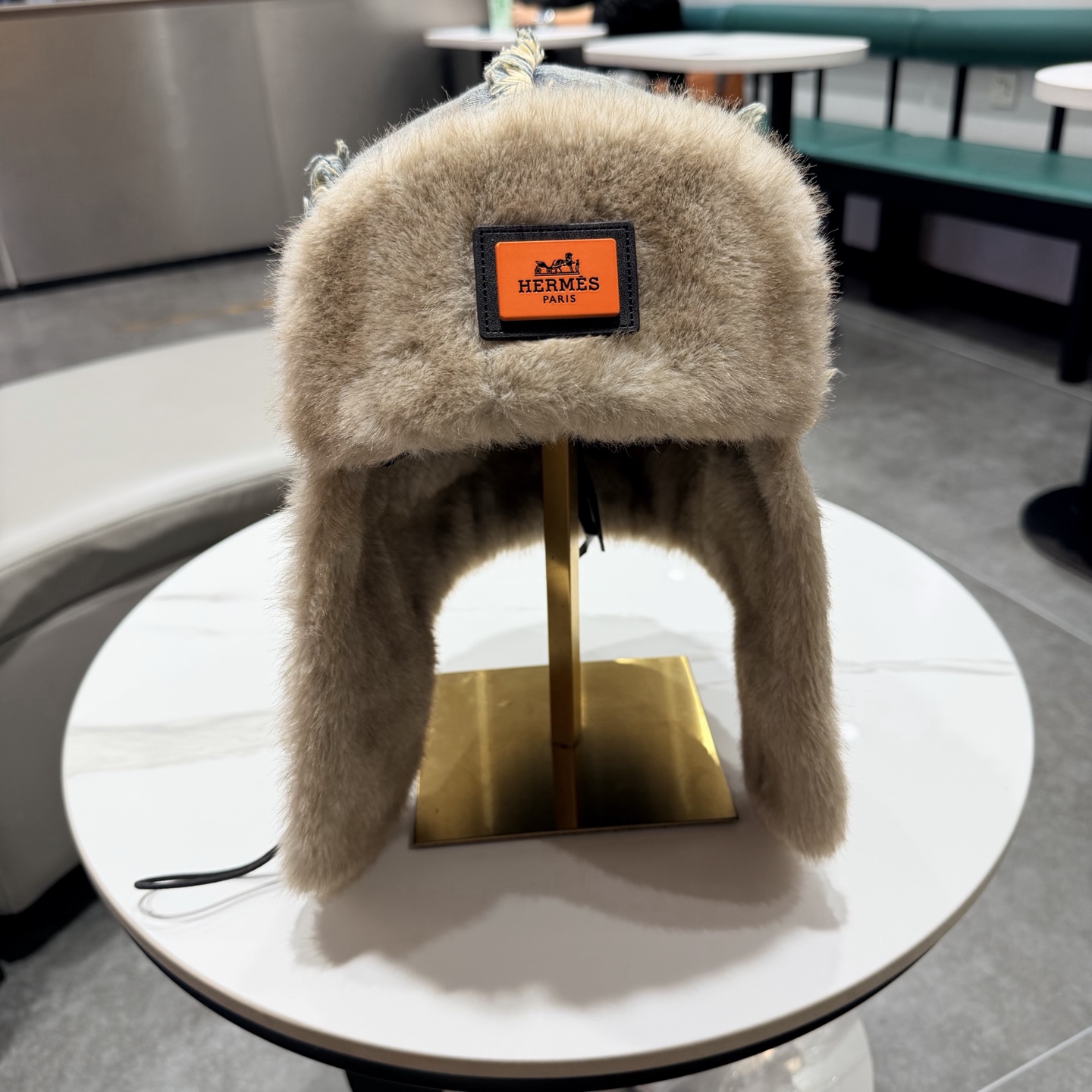 NO:704108,Hermes HERMES Denim Lei Feng Hat Women's 2025 New Winter Cycling Windproof Warm Ear Hat Korean Style Plush Thick Hat Men's Hat Fisherman Hat Baseball Cap Knitted Hat, Hat, hermes, hermes, espadrilles, hats19860909爱马仕HERMES牛仔雷锋帽女2025新款冬季骑行防风保暖护耳帽韩版加绒厚款帽子男帽子渔夫帽棒球帽针织帽,帽子,hermes,hermes,espadrilles,hats,hat