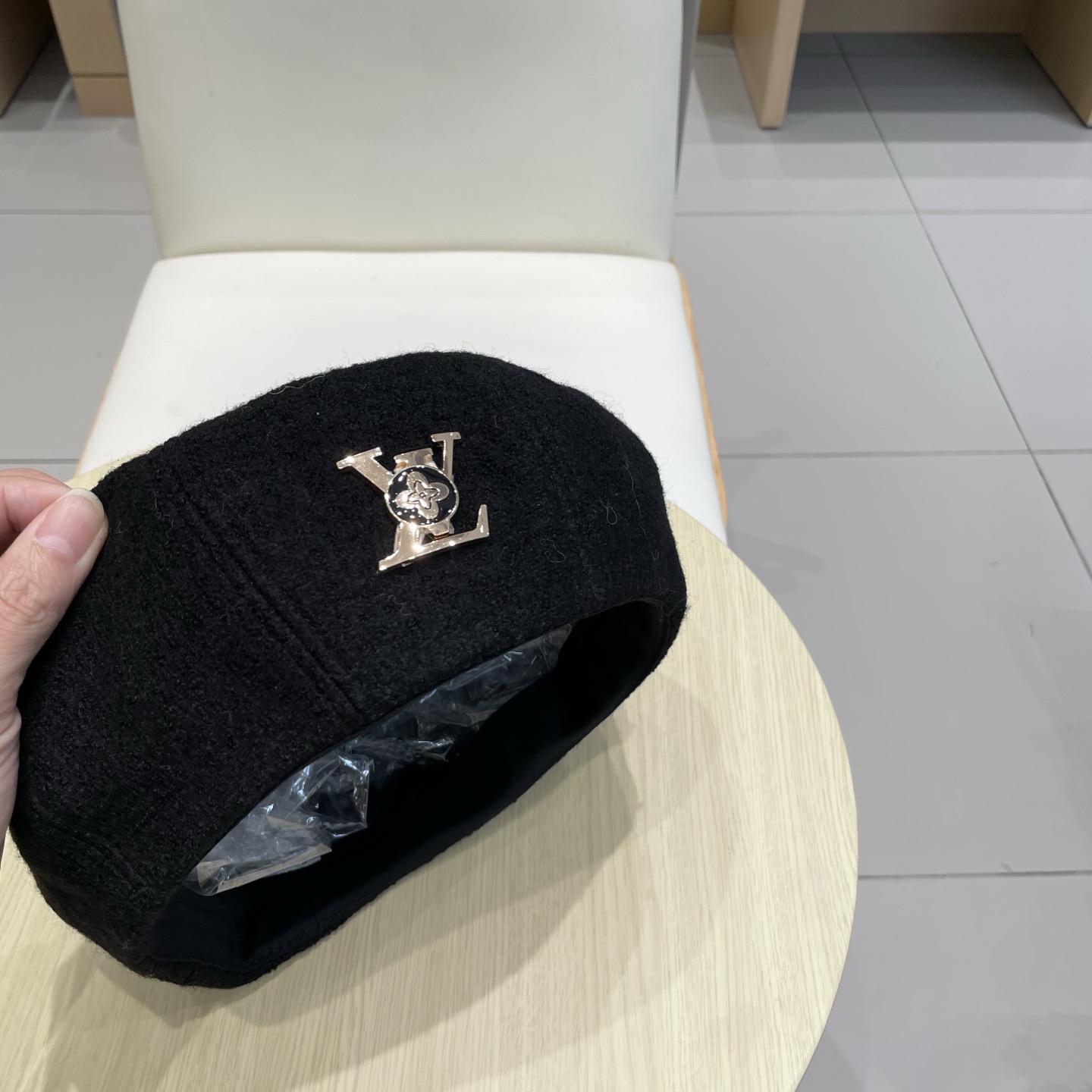Lv路易威登羊毛贝雷帽 羊毛面料，